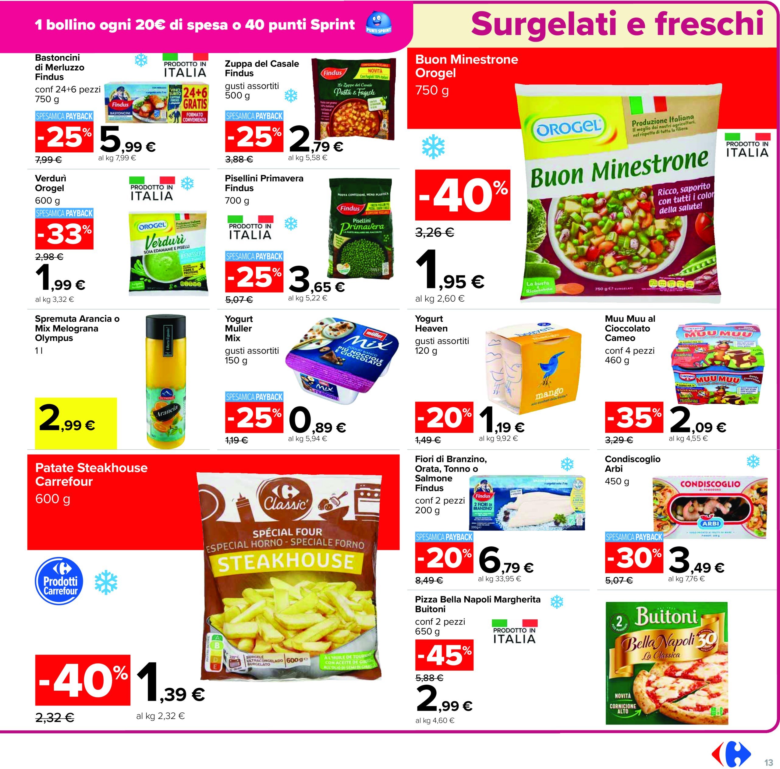 carrefour - Volantino Carrefour - Sconti fino al 40% valido dal 17/02 al 27/02 - page: 13