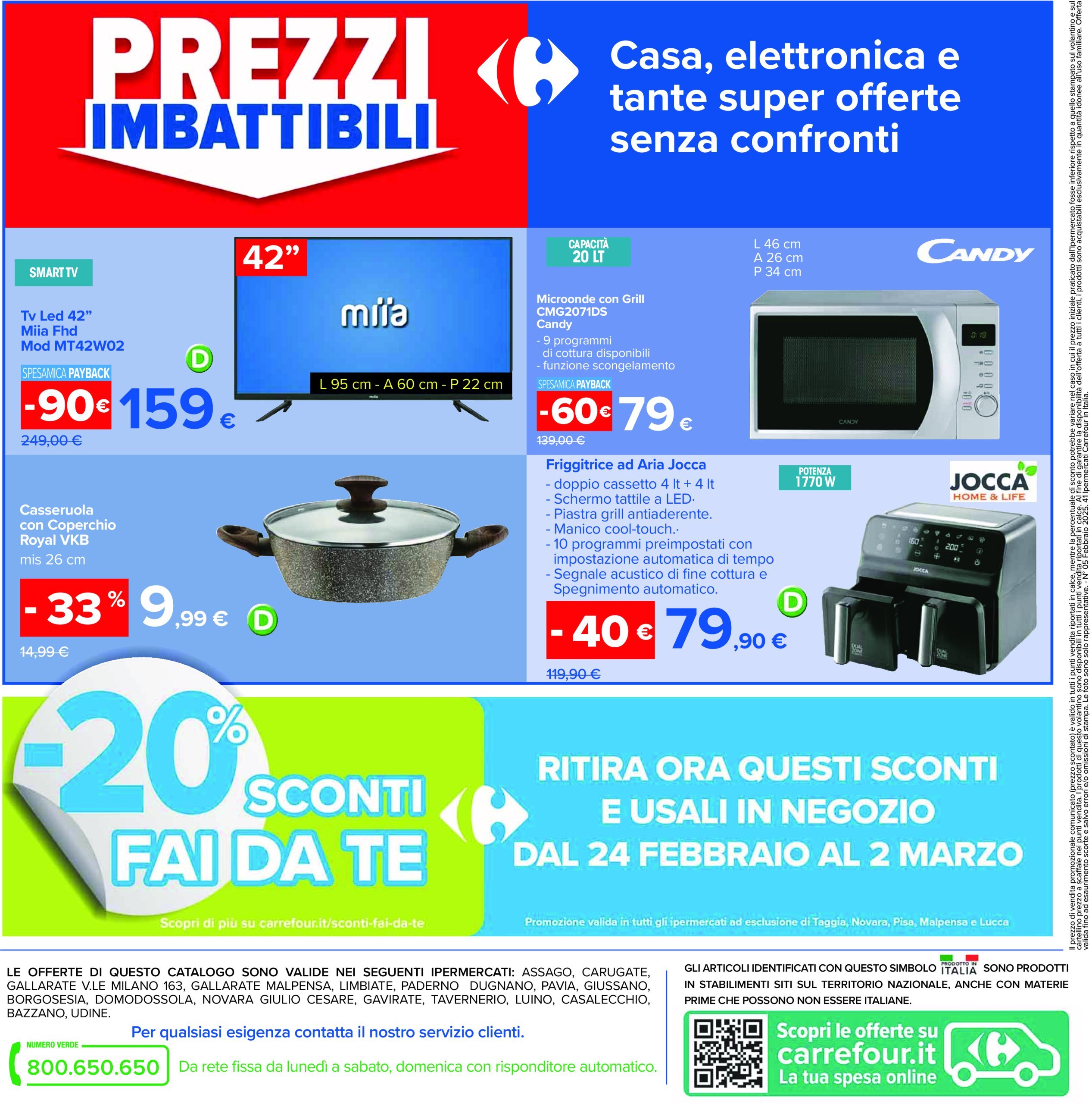 carrefour - Volantino Carrefour - Sconti fino al 40% valido dal 17/02 al 27/02 - page: 44