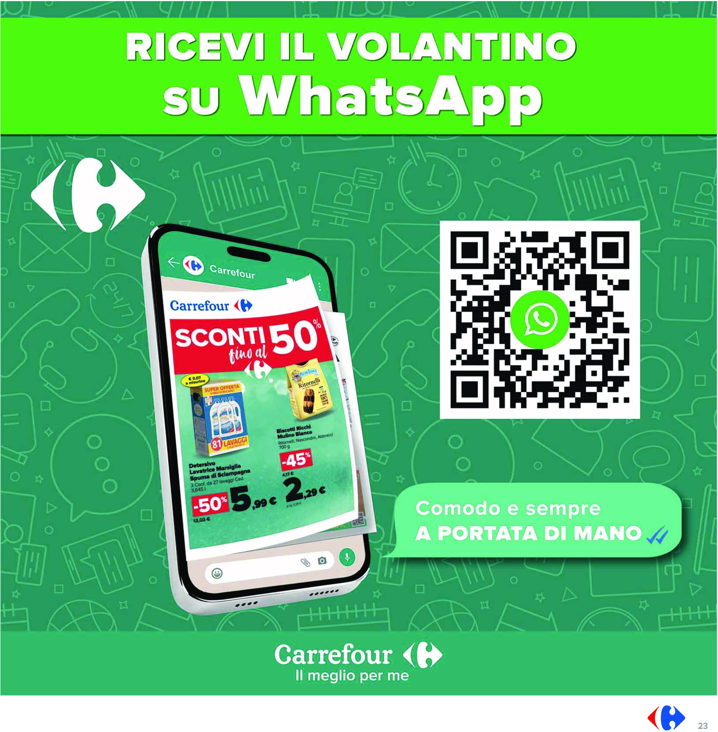 carrefour - Volantino Carrefour - Sconti fino al 40% valido dal 17/02 al 27/02 - page: 23