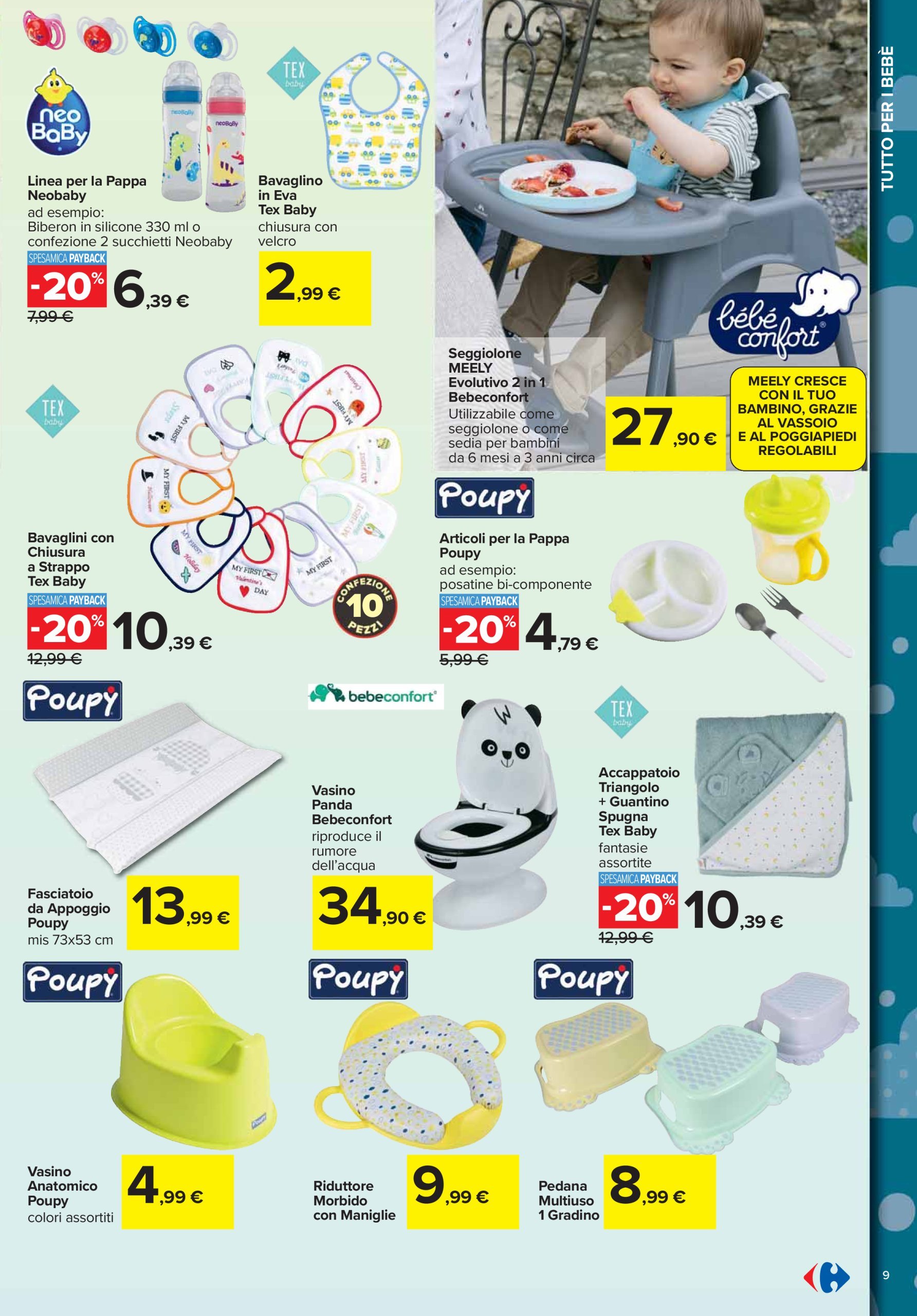 carrefour - Volantino Carrefour - Catalogo baby valido dal 20/02 al 13/03 - page: 9