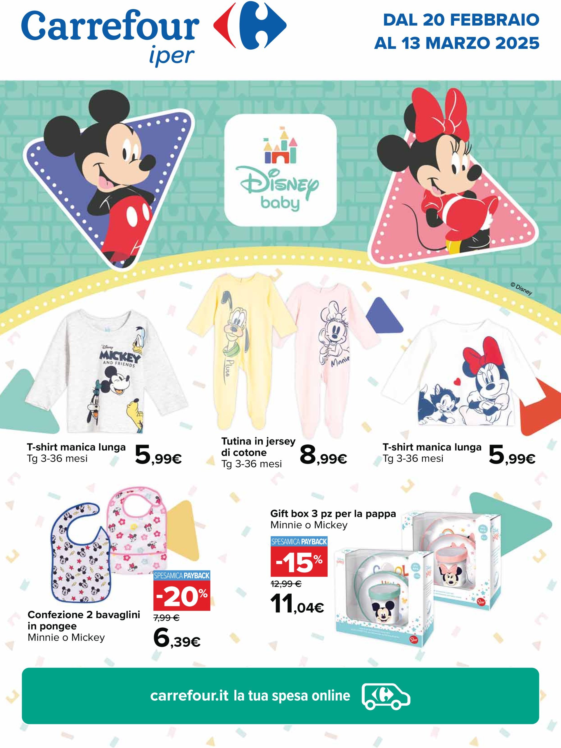 carrefour - Volantino Carrefour - Speciale Disney valido dal 20/02 al 13/03 - page: 1