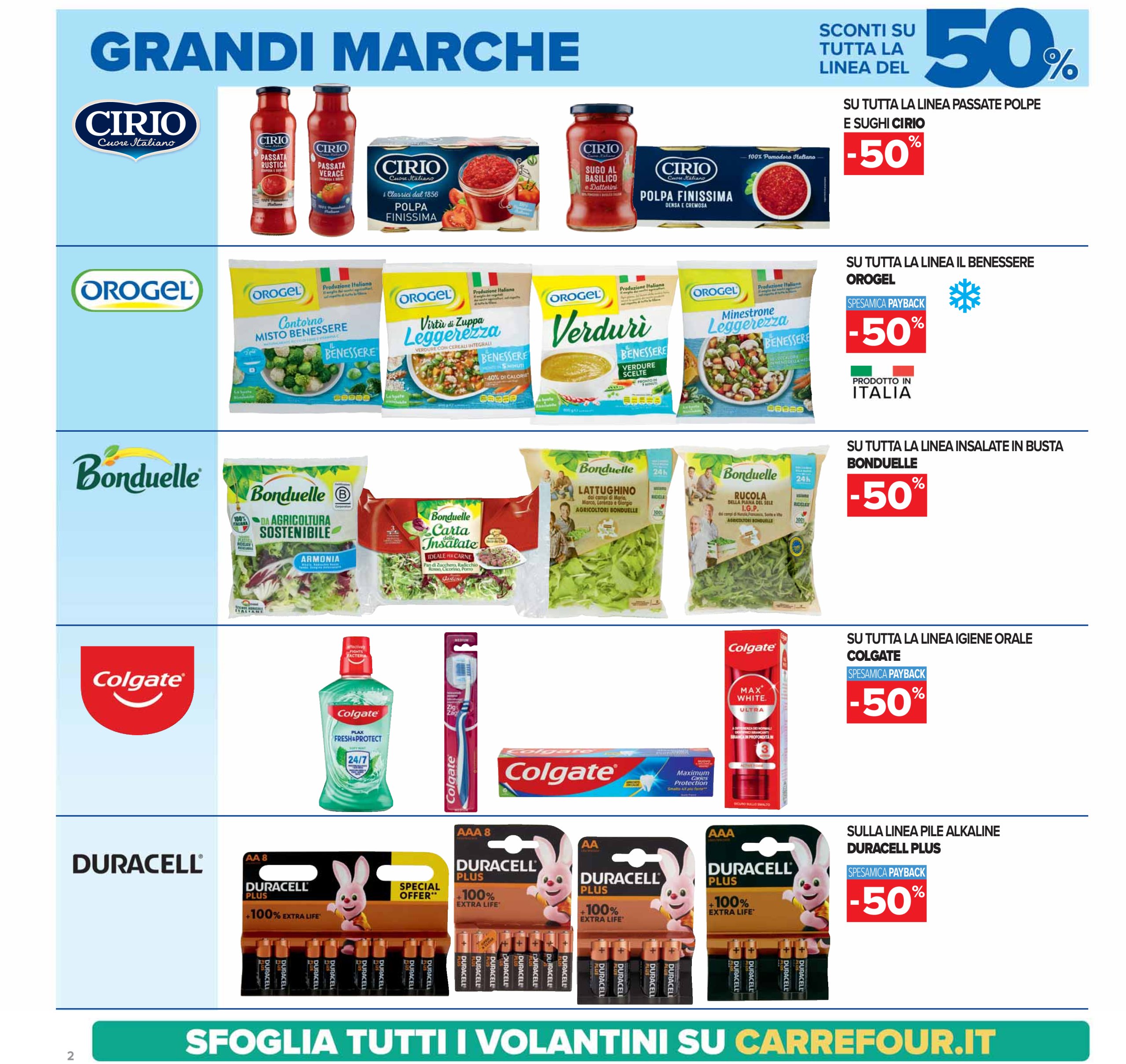 carrefour - Volantino Carrefour - Sconti grandi marche valido dal 28/02 al 12/03 - page: 2