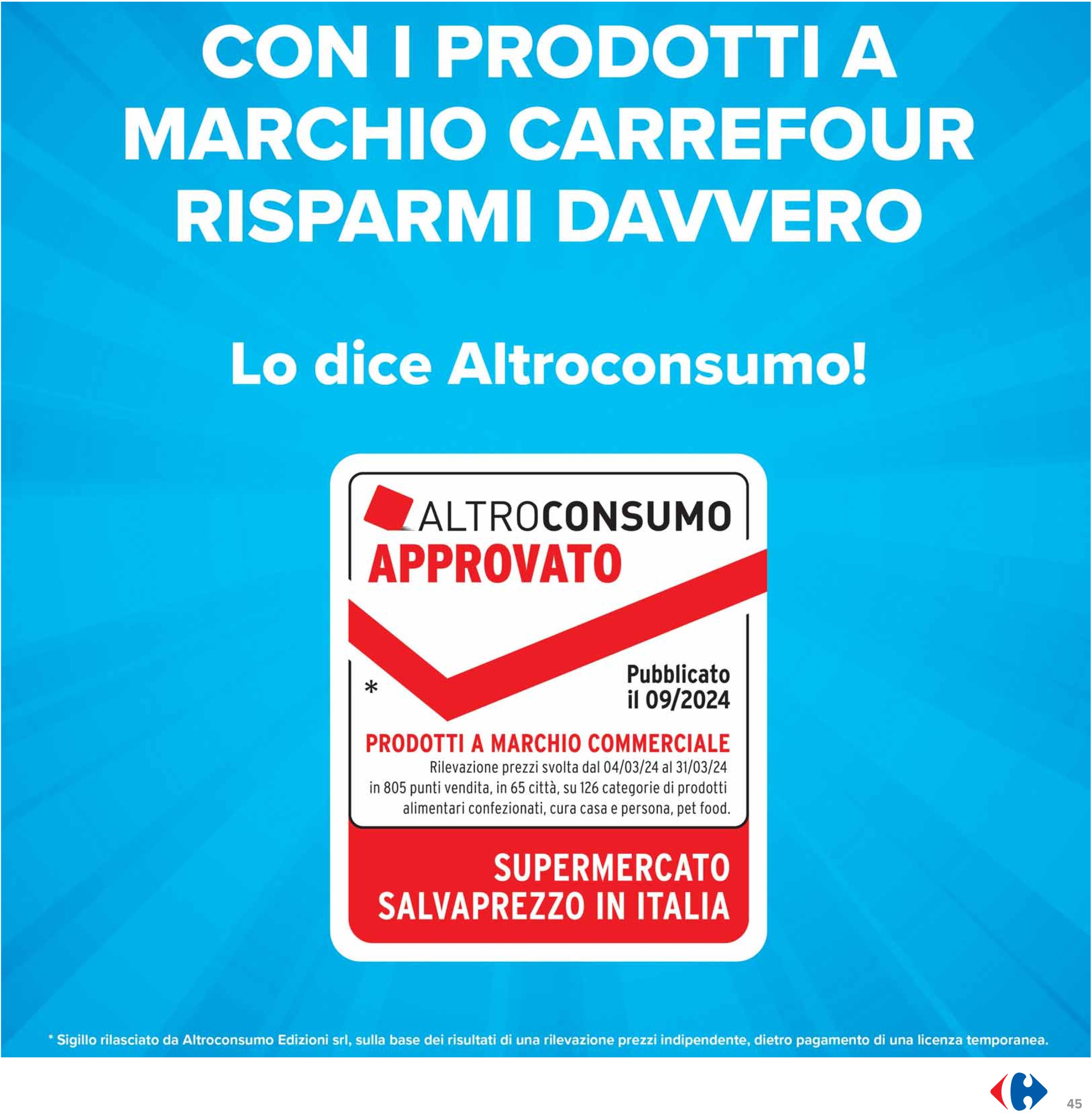 carrefour - Volantino Carrefour - Sconti grandi marche valido dal 28/02 al 12/03 - page: 45