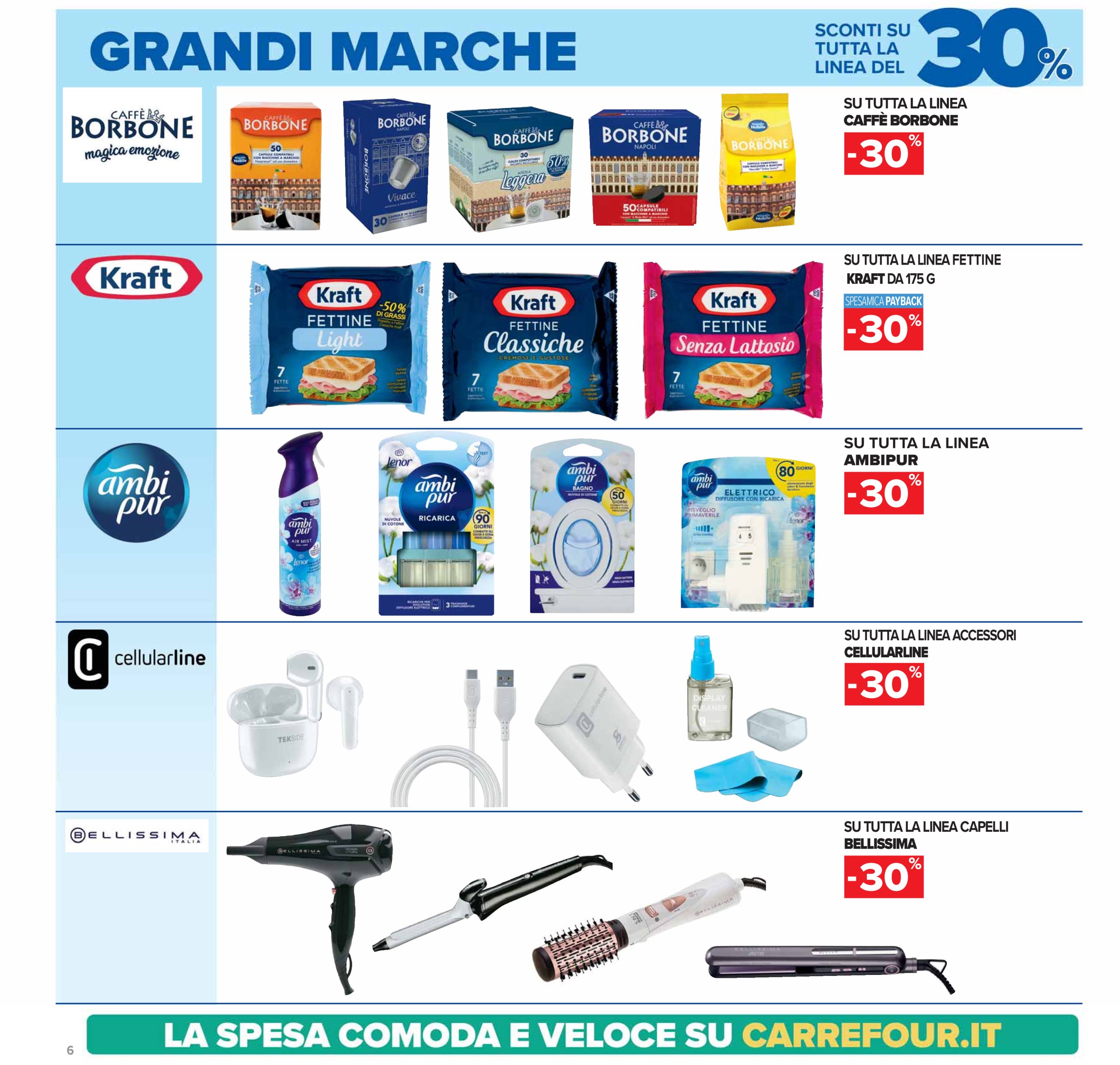 carrefour - Volantino Carrefour - Sconti grandi marche valido dal 28/02 al 12/03 - page: 6