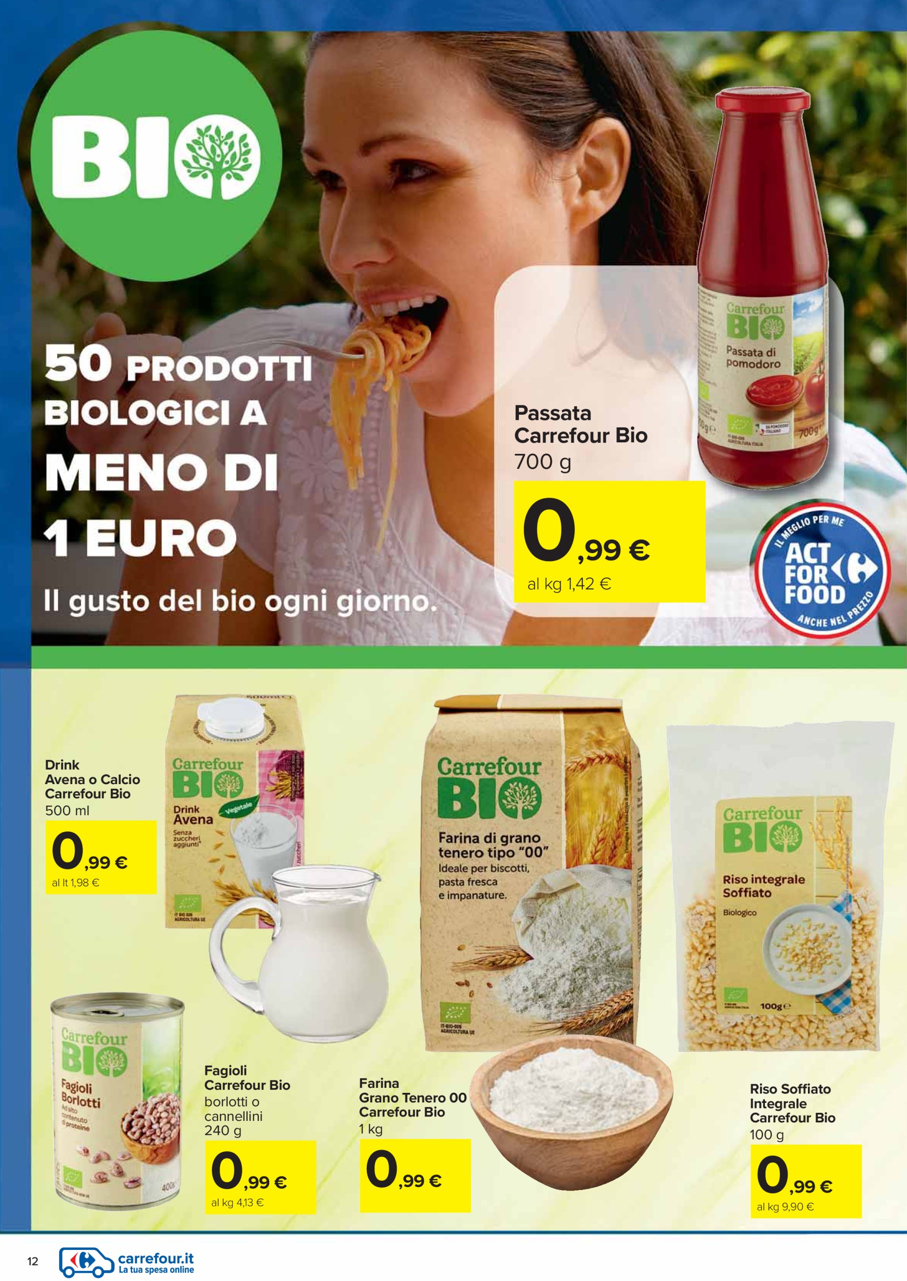 carrefour - Volantino Carrefour - Catalogo Act For Food valido dal 10/03 al 30/03 - page: 12