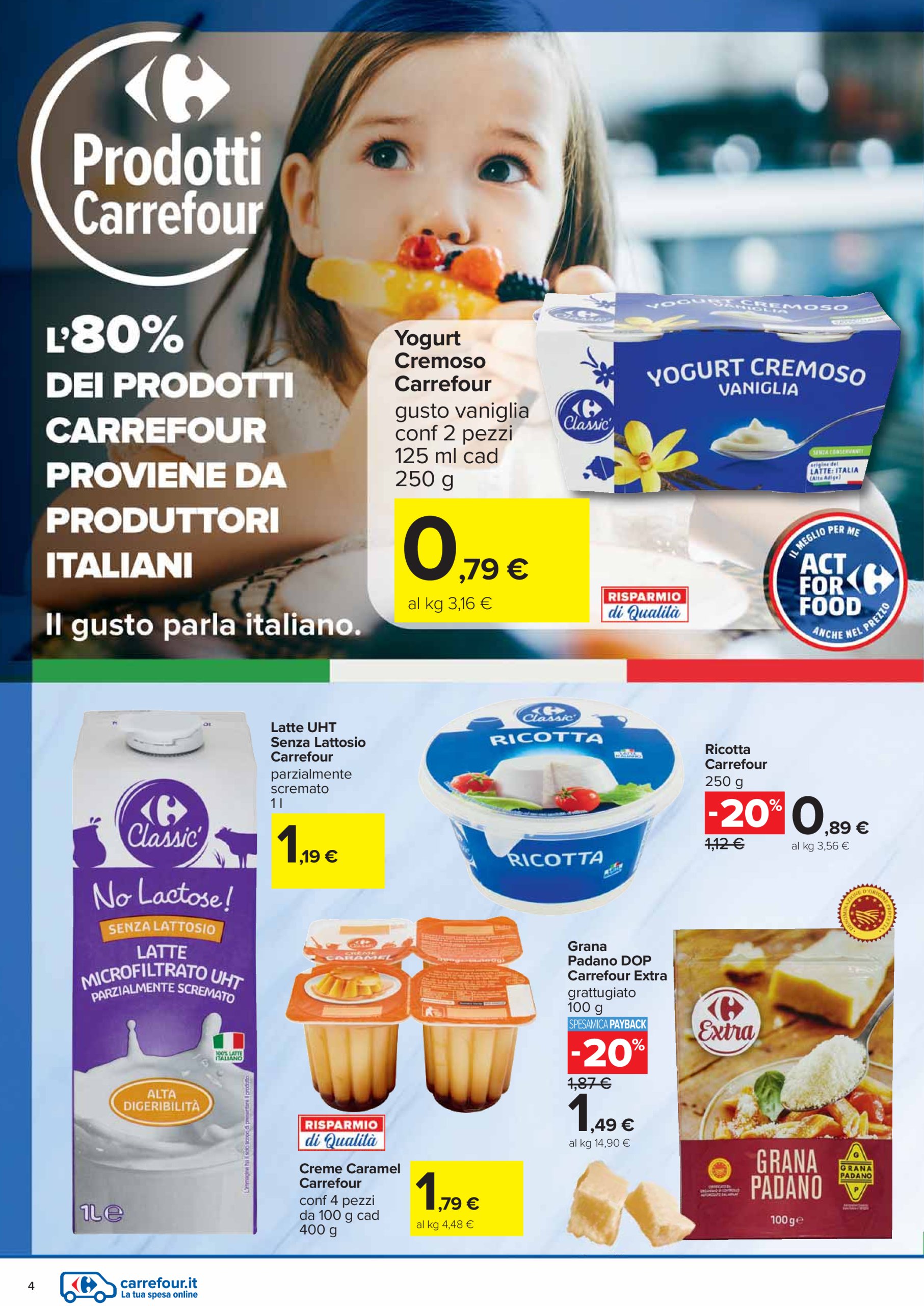 carrefour - Volantino Carrefour - Catalogo Act For Food valido dal 10/03 al 30/03 - page: 4