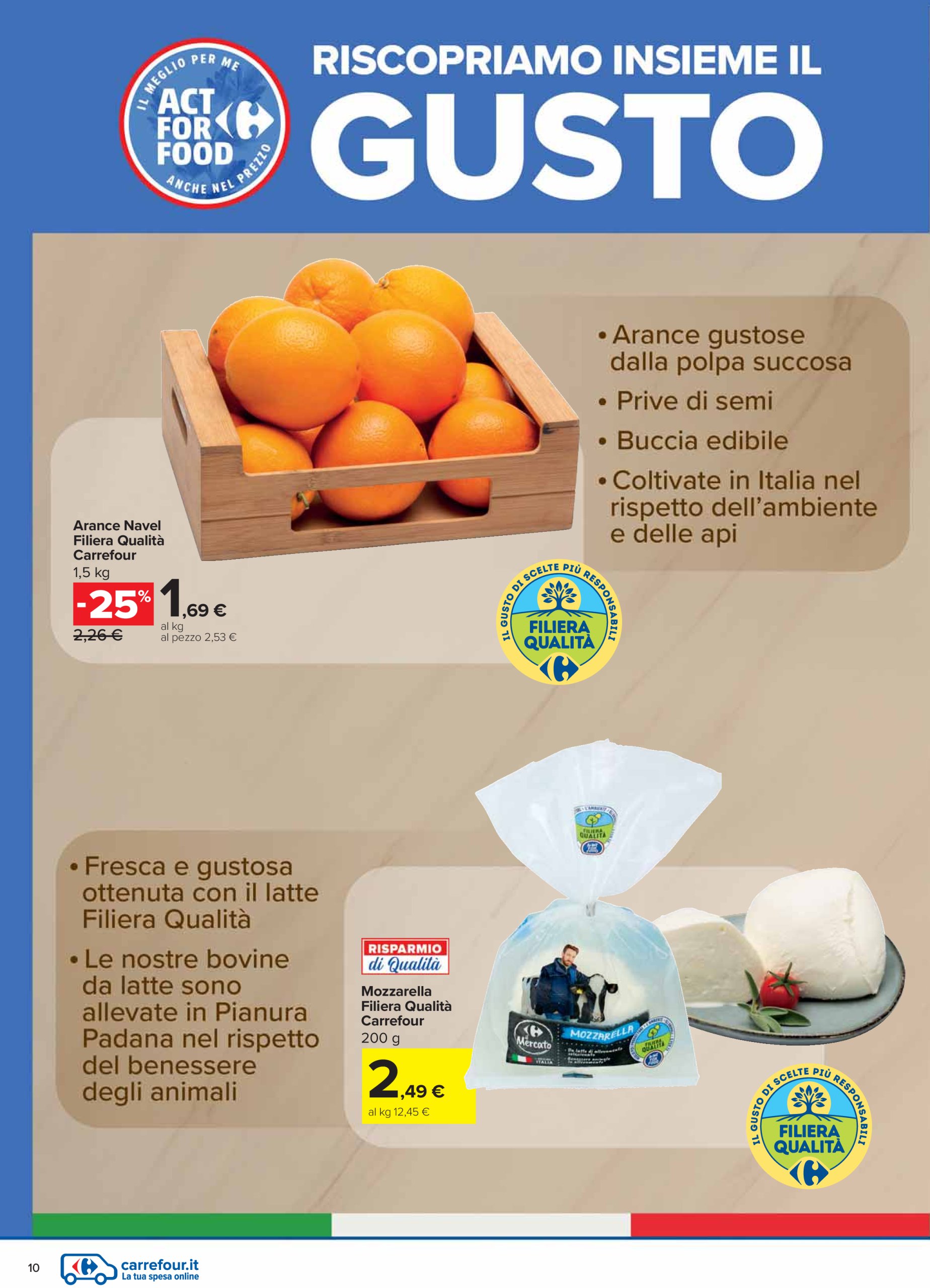 carrefour - Volantino Carrefour - Catalogo Act For Food valido dal 10/03 al 30/03 - page: 10