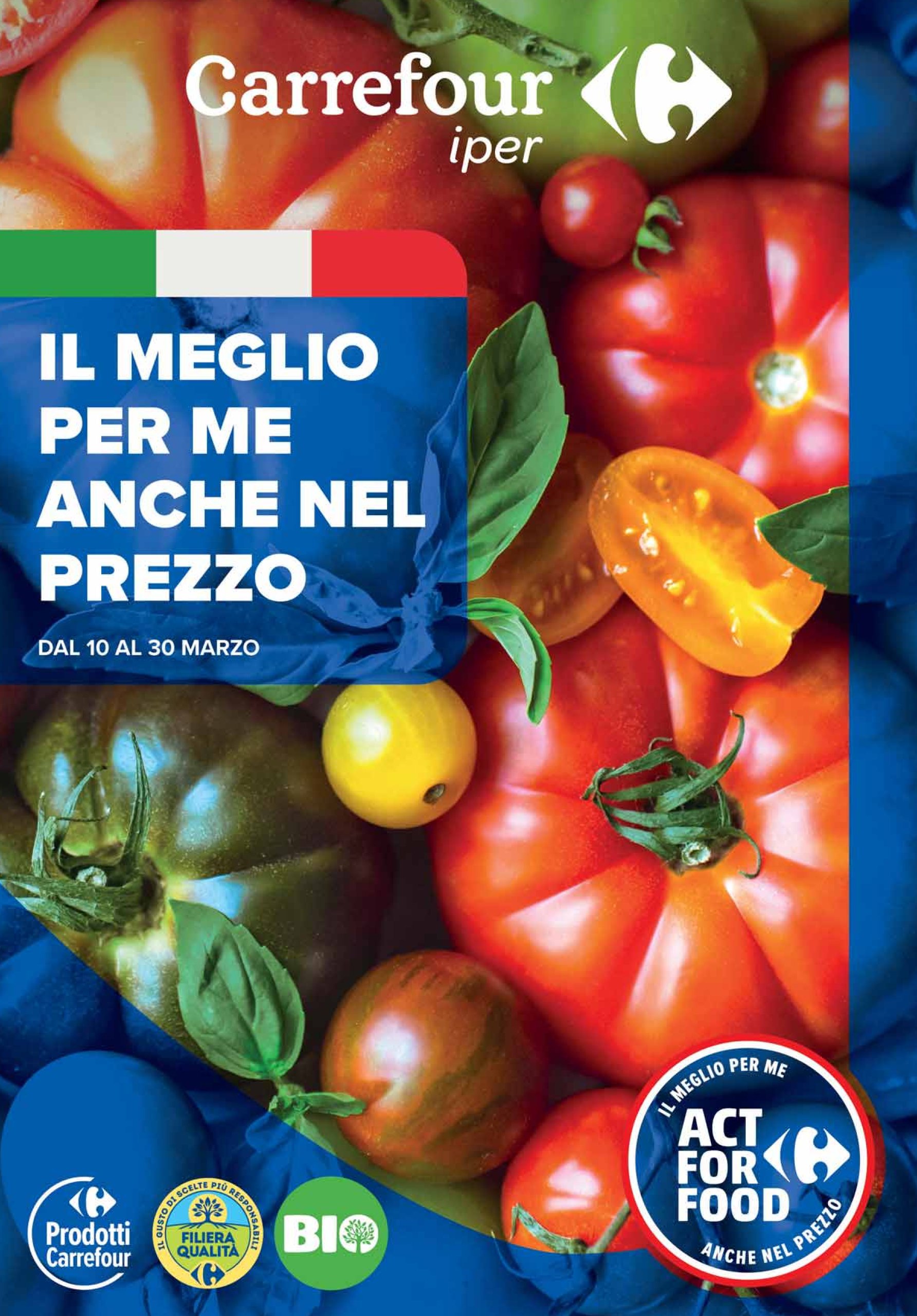 carrefour - Volantino Carrefour - Catalogo Act For Food valido dal 10/03 al 30/03 - page: 1