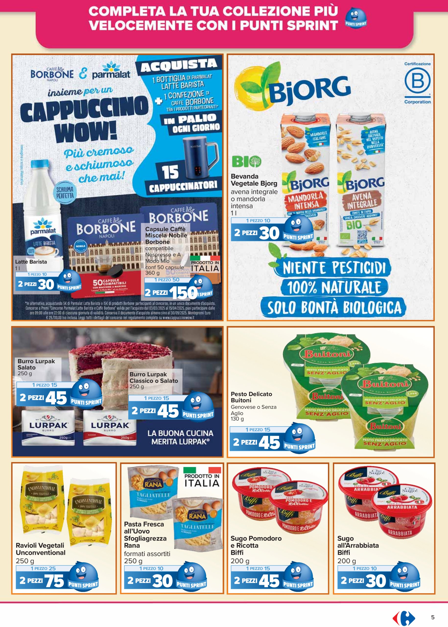 carrefour - Volantino Carrefour - Punti Sprint Payback valido dal 13/03 al 24/03 - page: 5