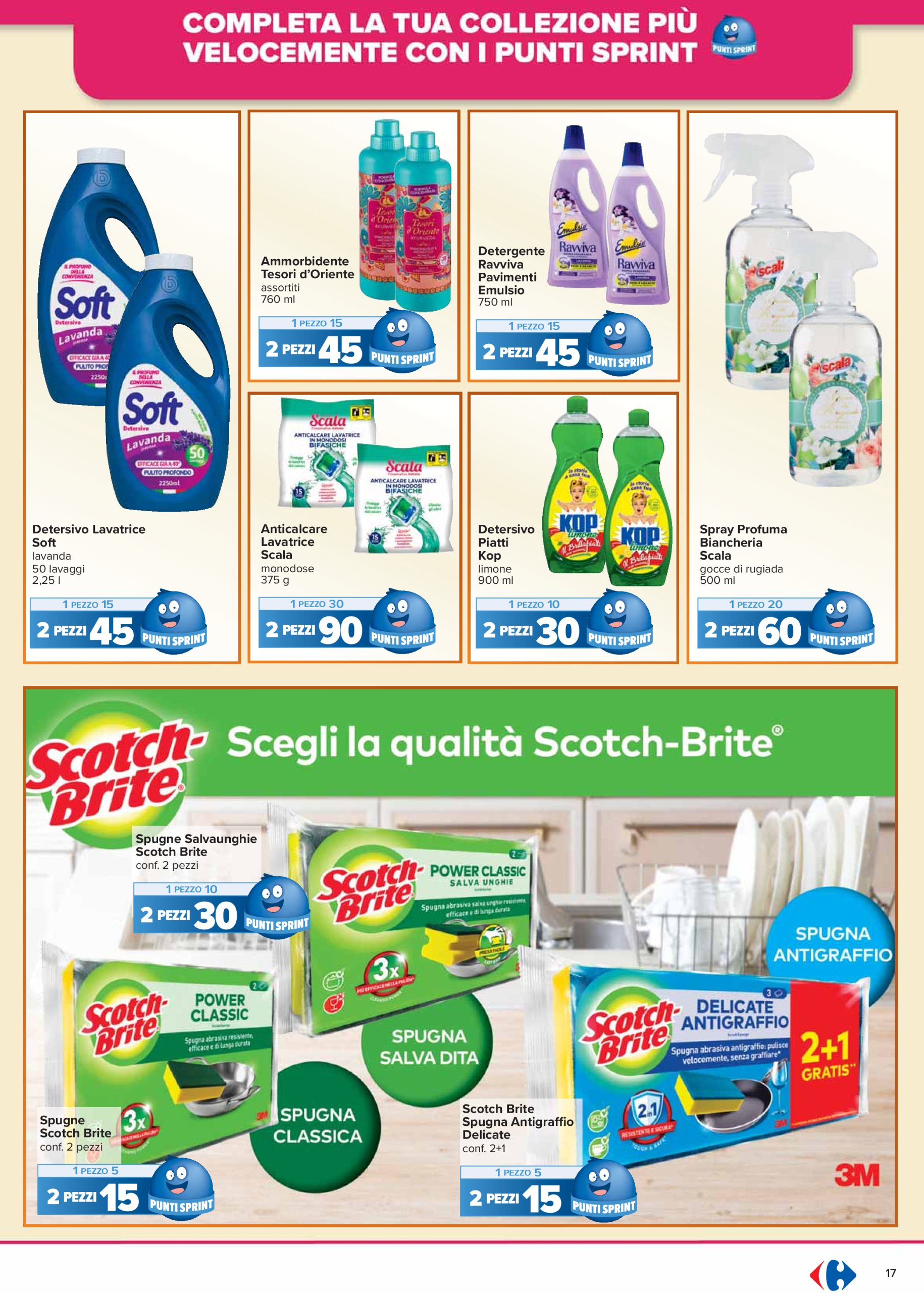 carrefour - Volantino Carrefour - Punti Sprint Payback valido dal 13/03 al 24/03 - page: 17