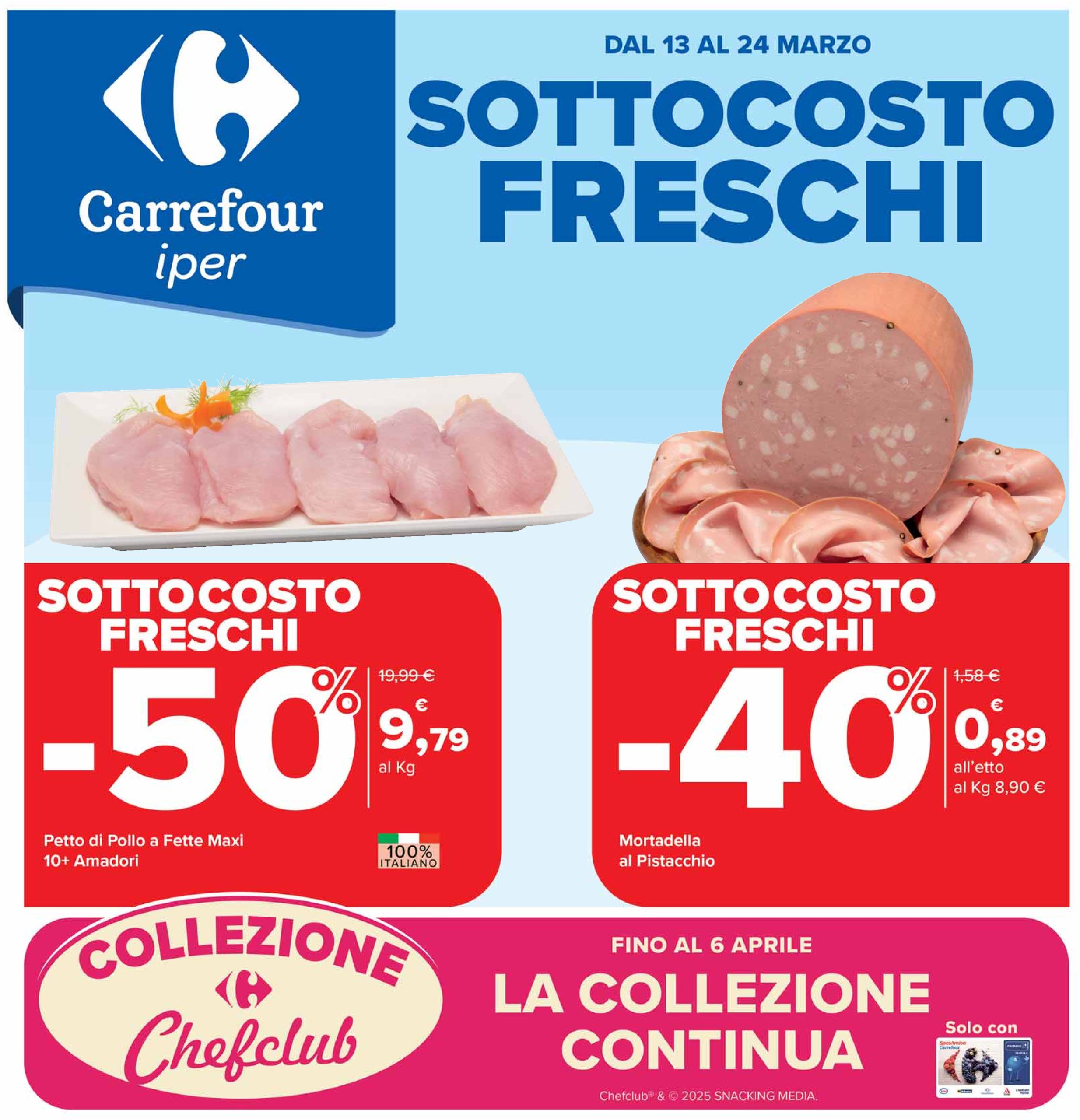 carrefour - Volantino Carrefour - Sottocosto Freschi valido dal 13/03 al 24/03 - page: 1