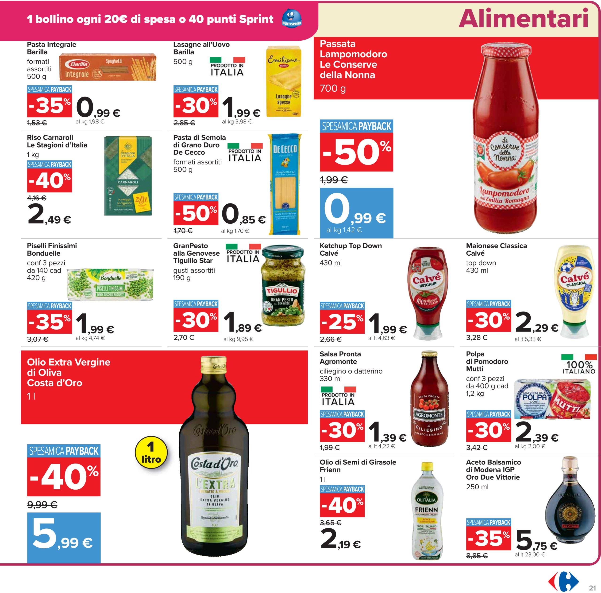 carrefour - Volantino Carrefour - Sottocosto Freschi valido dal 13/03 al 24/03 - page: 21