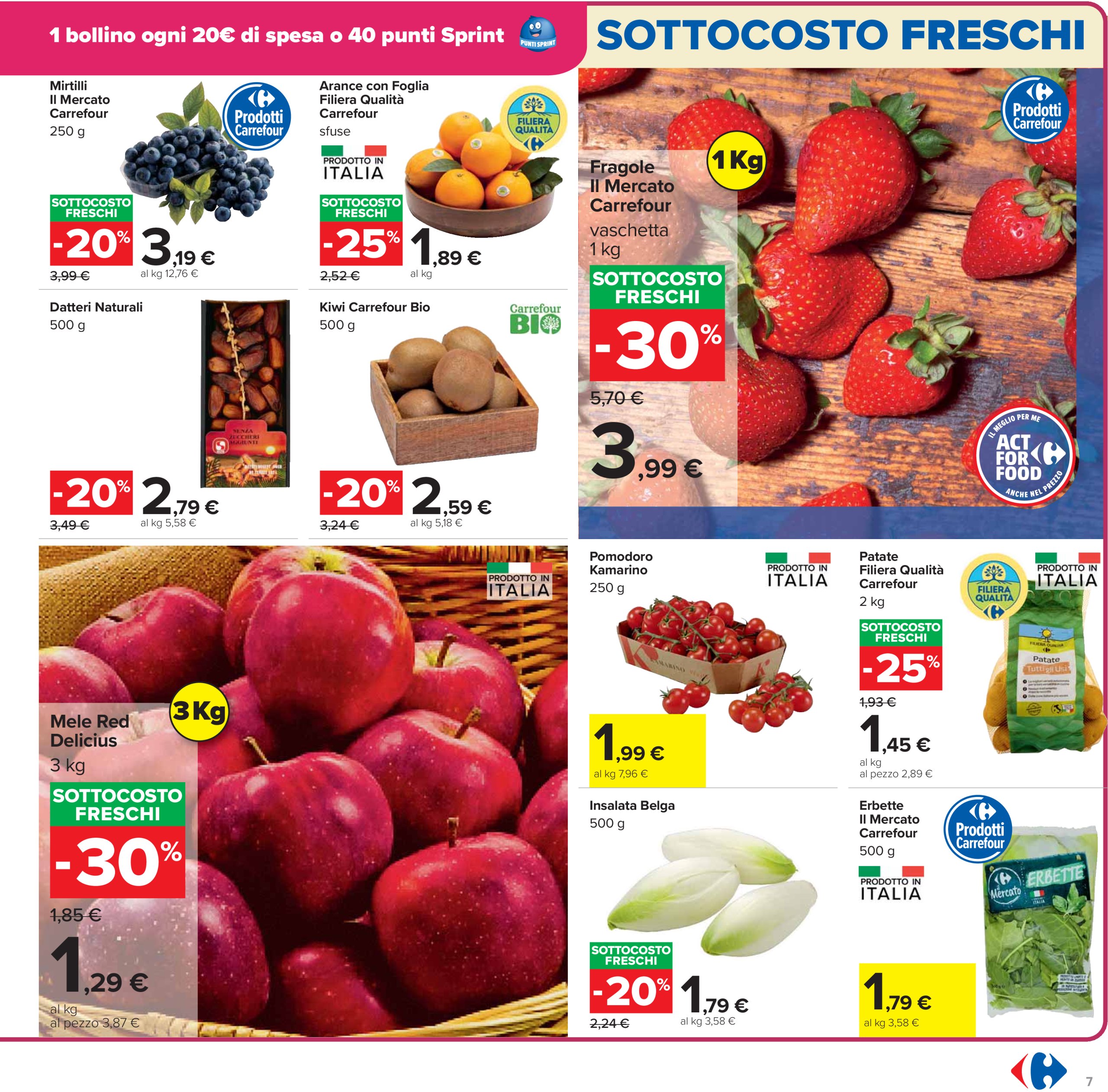 carrefour - Volantino Carrefour - Sottocosto Freschi valido dal 13/03 al 24/03 - page: 7