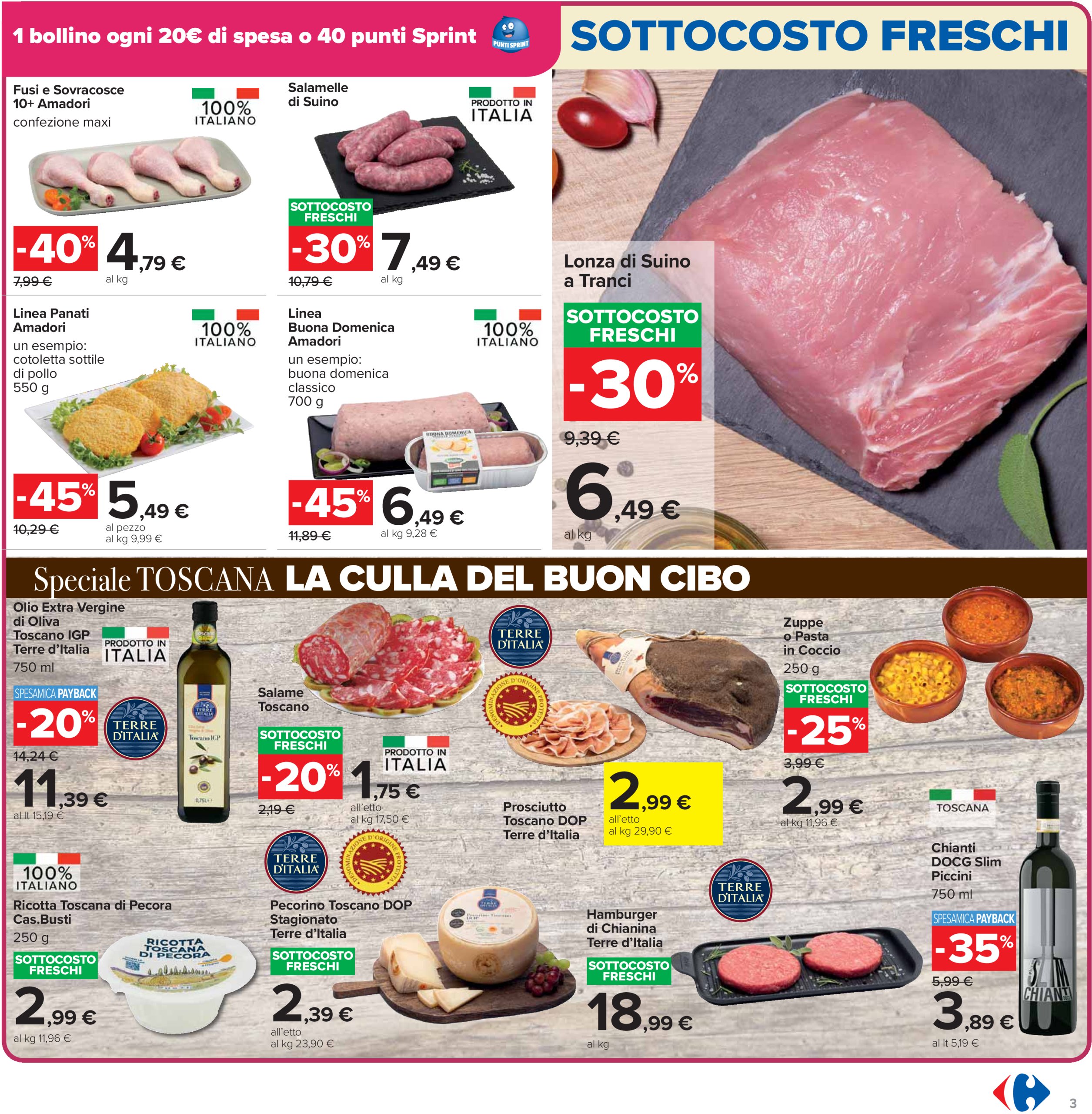 carrefour - Volantino Carrefour - Sottocosto Freschi valido dal 13/03 al 24/03 - page: 3