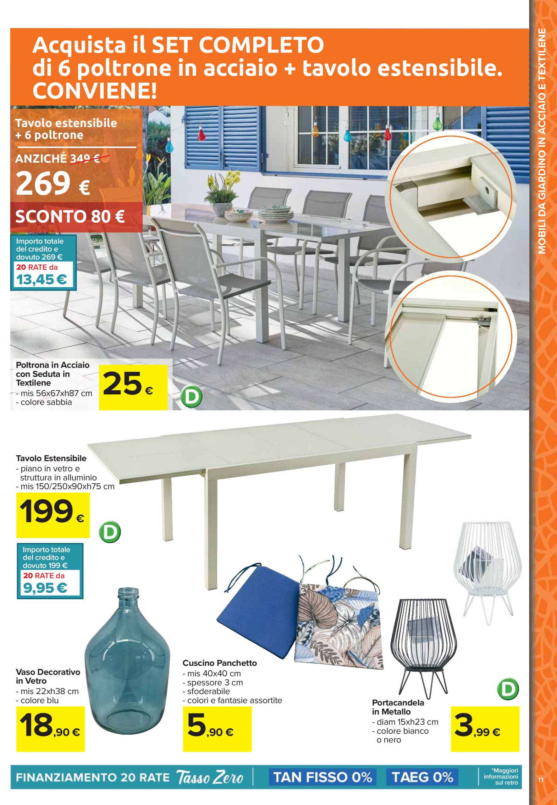 carrefour - Volantino Carrefour - Catalogo arredo giardino valido dal 24/03 al 04/05 - page: 11