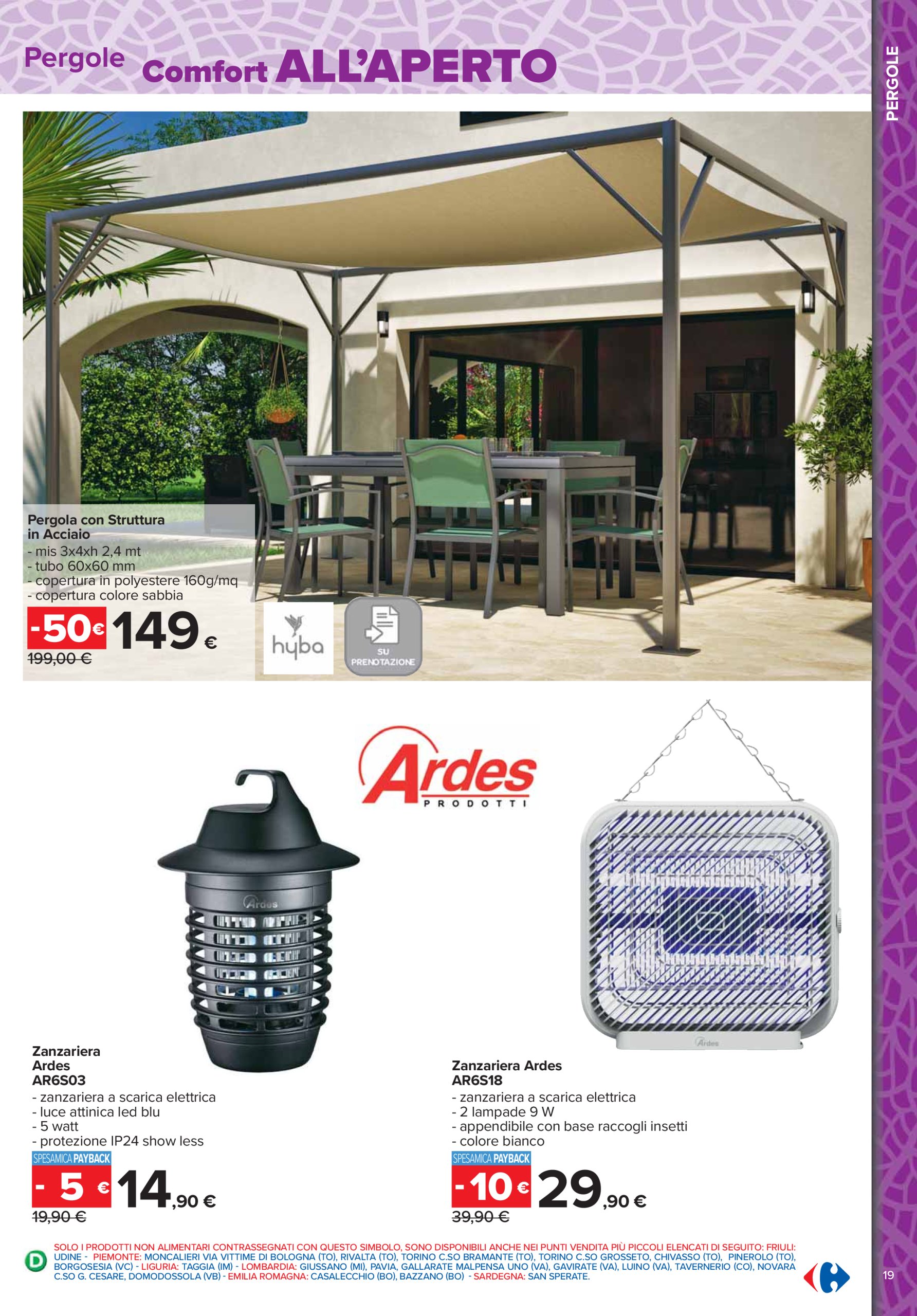 carrefour - Volantino Carrefour - Catalogo arredo giardino valido dal 24/03 al 04/05 - page: 19