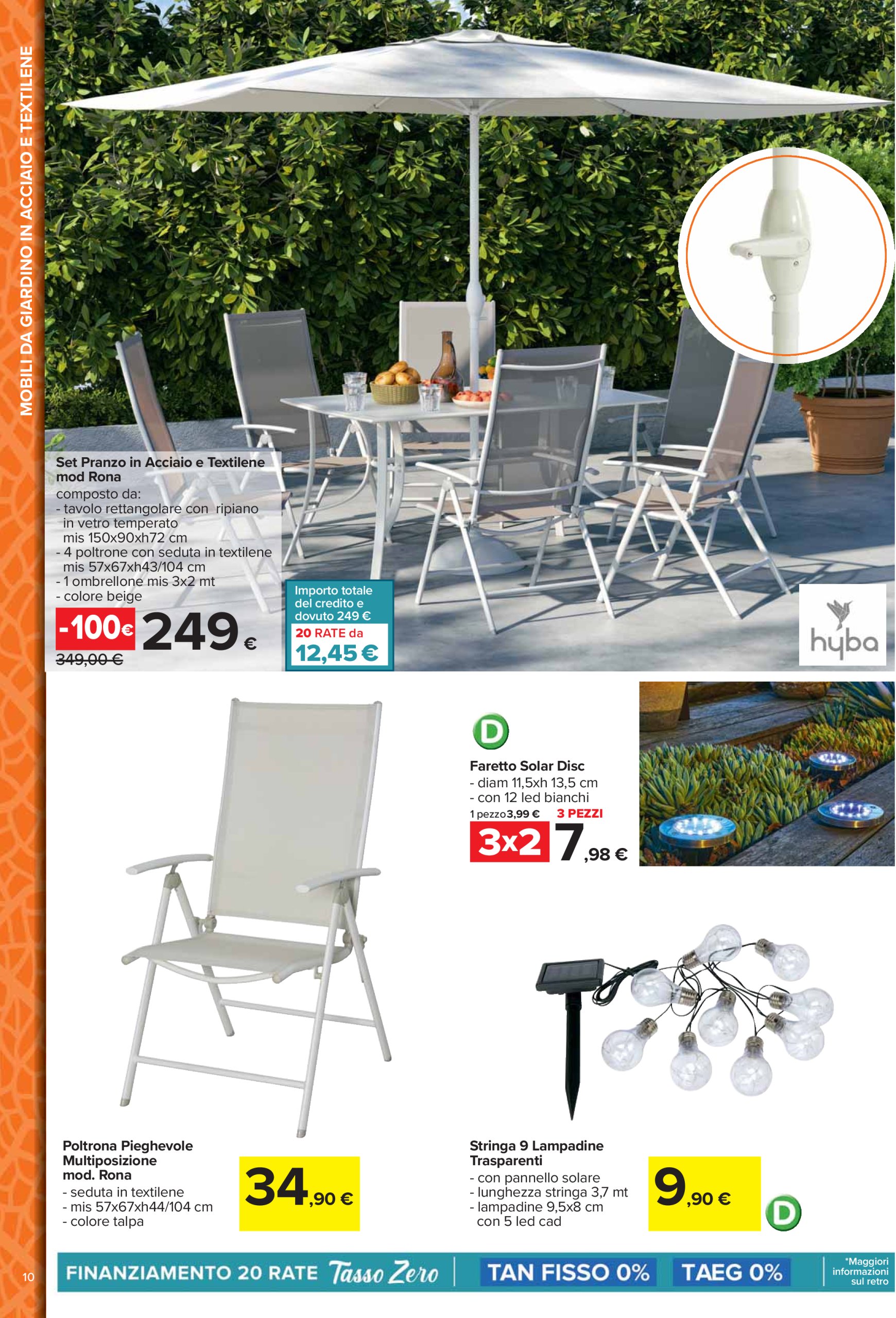 carrefour - Volantino Carrefour - Catalogo arredo giardino valido dal 24/03 al 04/05 - page: 10