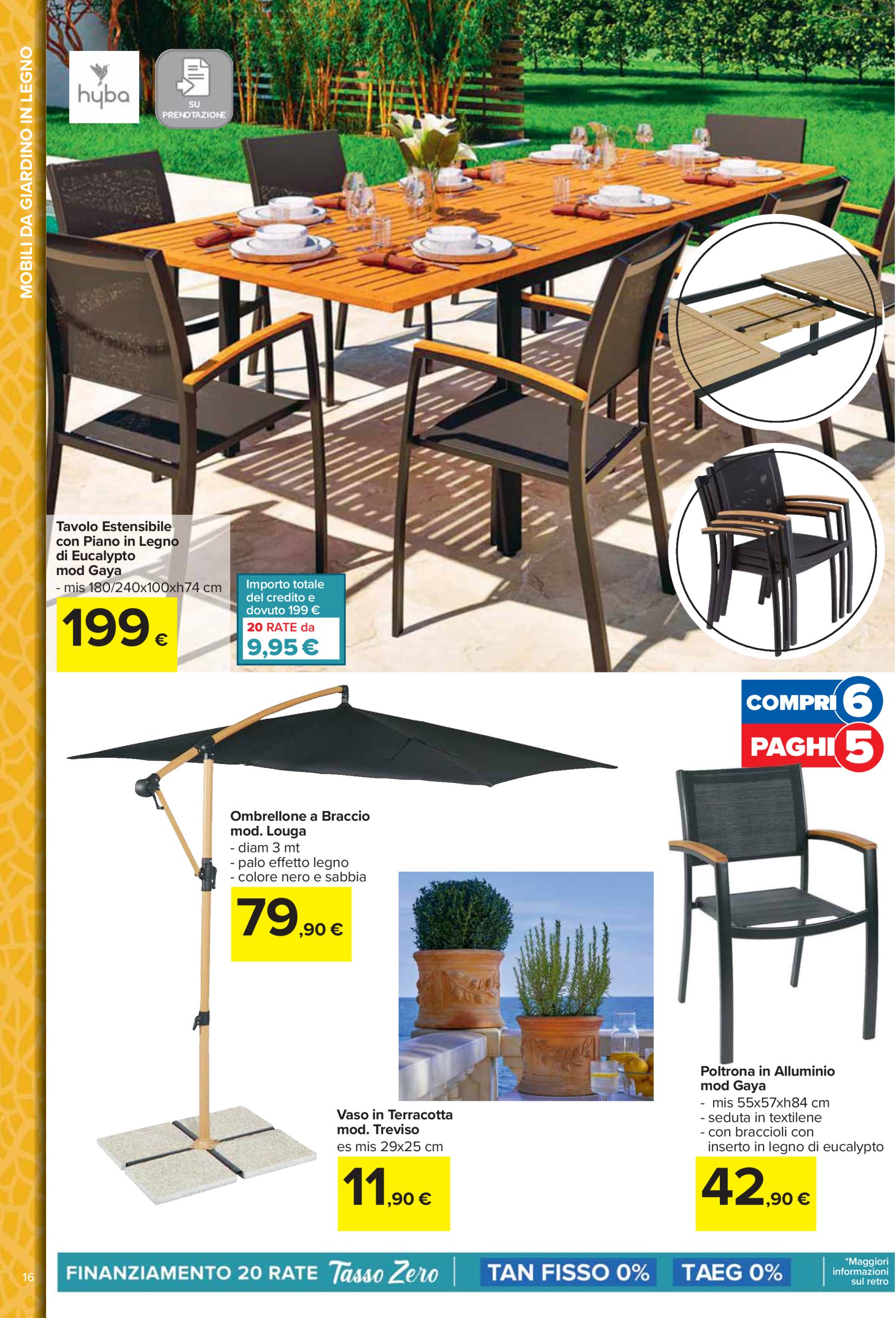 carrefour - Volantino Carrefour - Catalogo arredo giardino valido dal 24/03 al 04/05 - page: 16