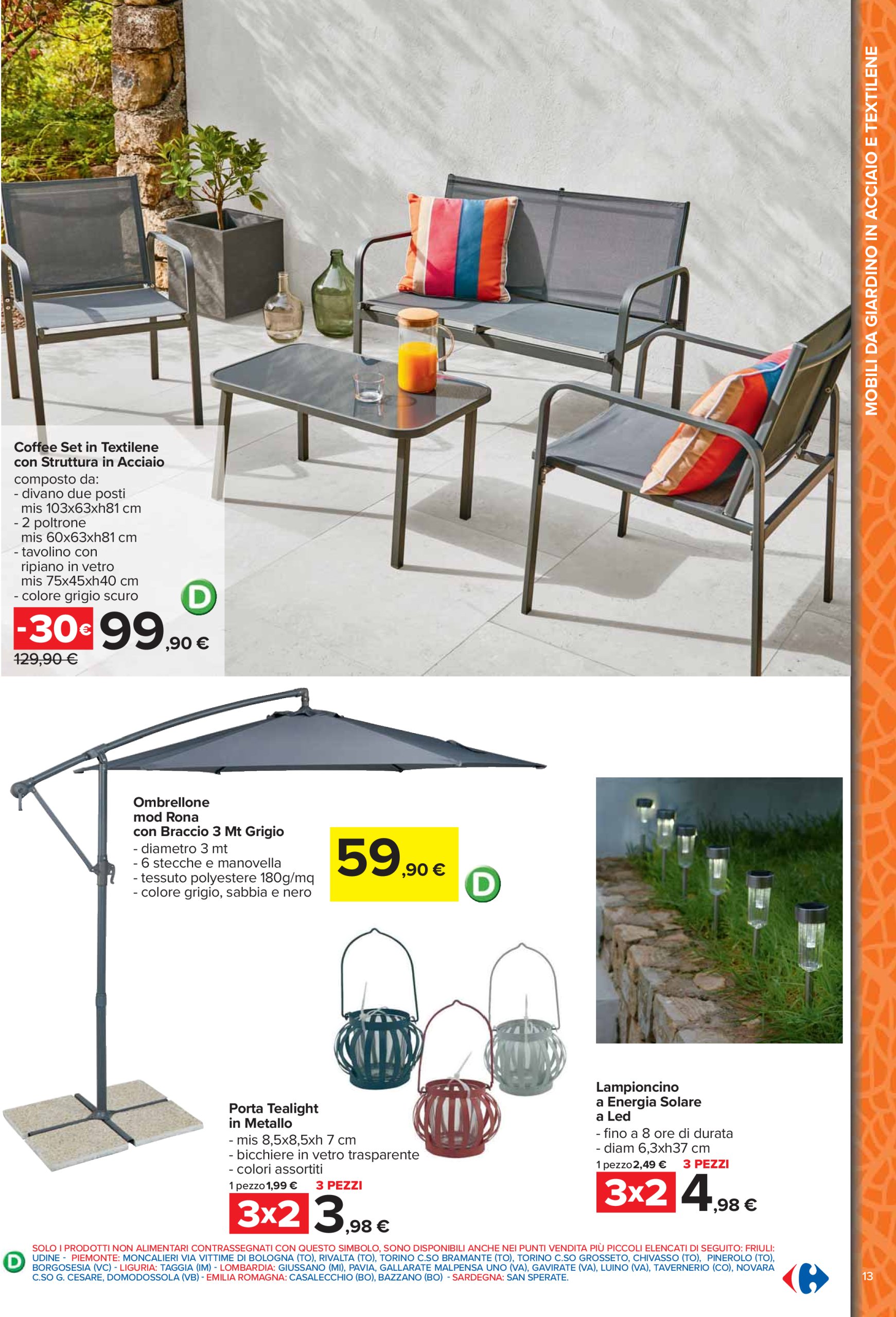 carrefour - Volantino Carrefour - Catalogo arredo giardino valido dal 24/03 al 04/05 - page: 13