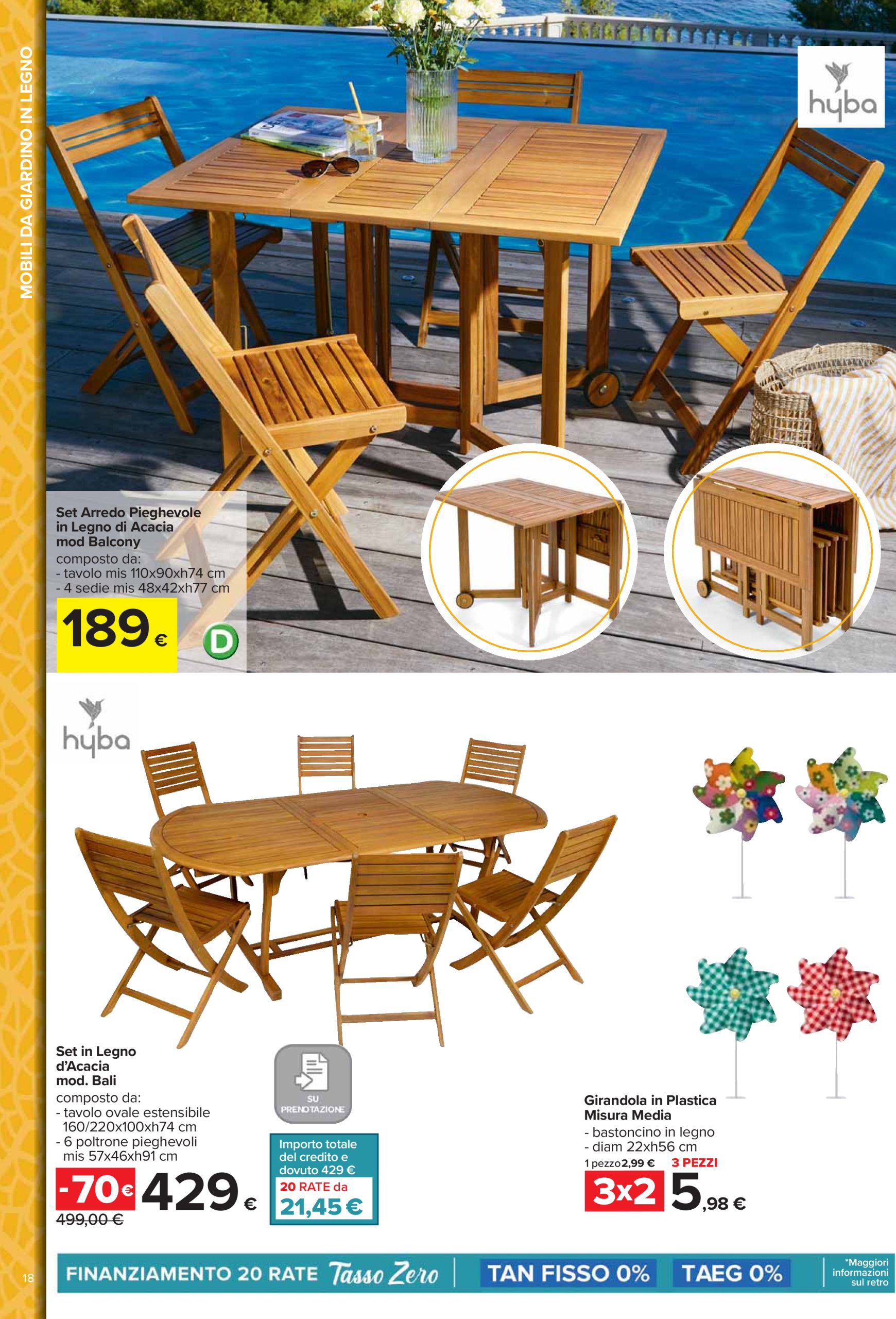 carrefour - Volantino Carrefour - Catalogo arredo giardino valido dal 24/03 al 04/05 - page: 18