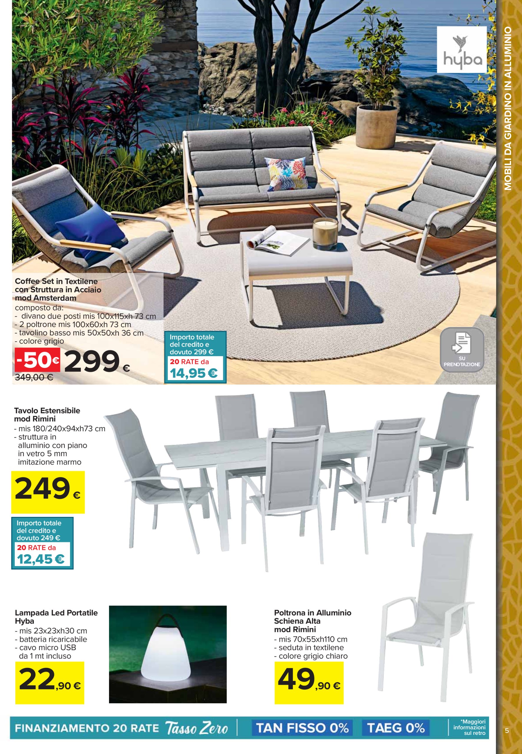 carrefour - Volantino Carrefour - Catalogo arredo giardino valido dal 24/03 al 04/05 - page: 5