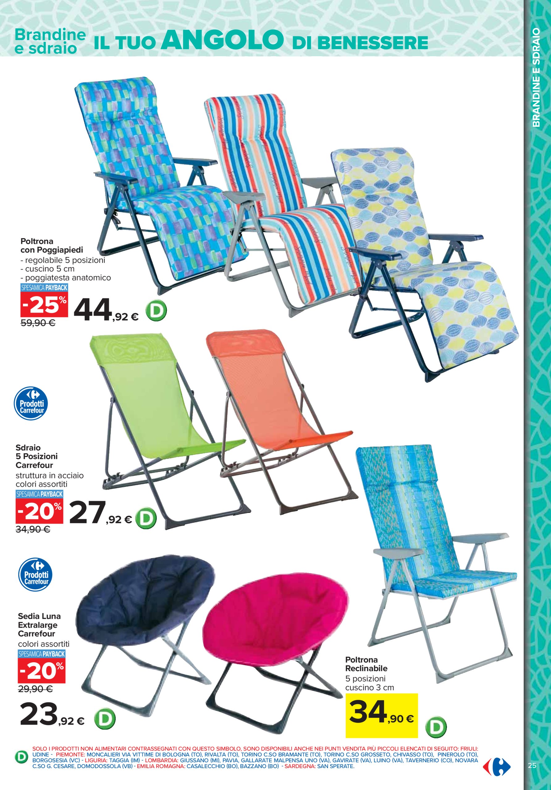 carrefour - Volantino Carrefour - Catalogo arredo giardino valido dal 24/03 al 04/05 - page: 25