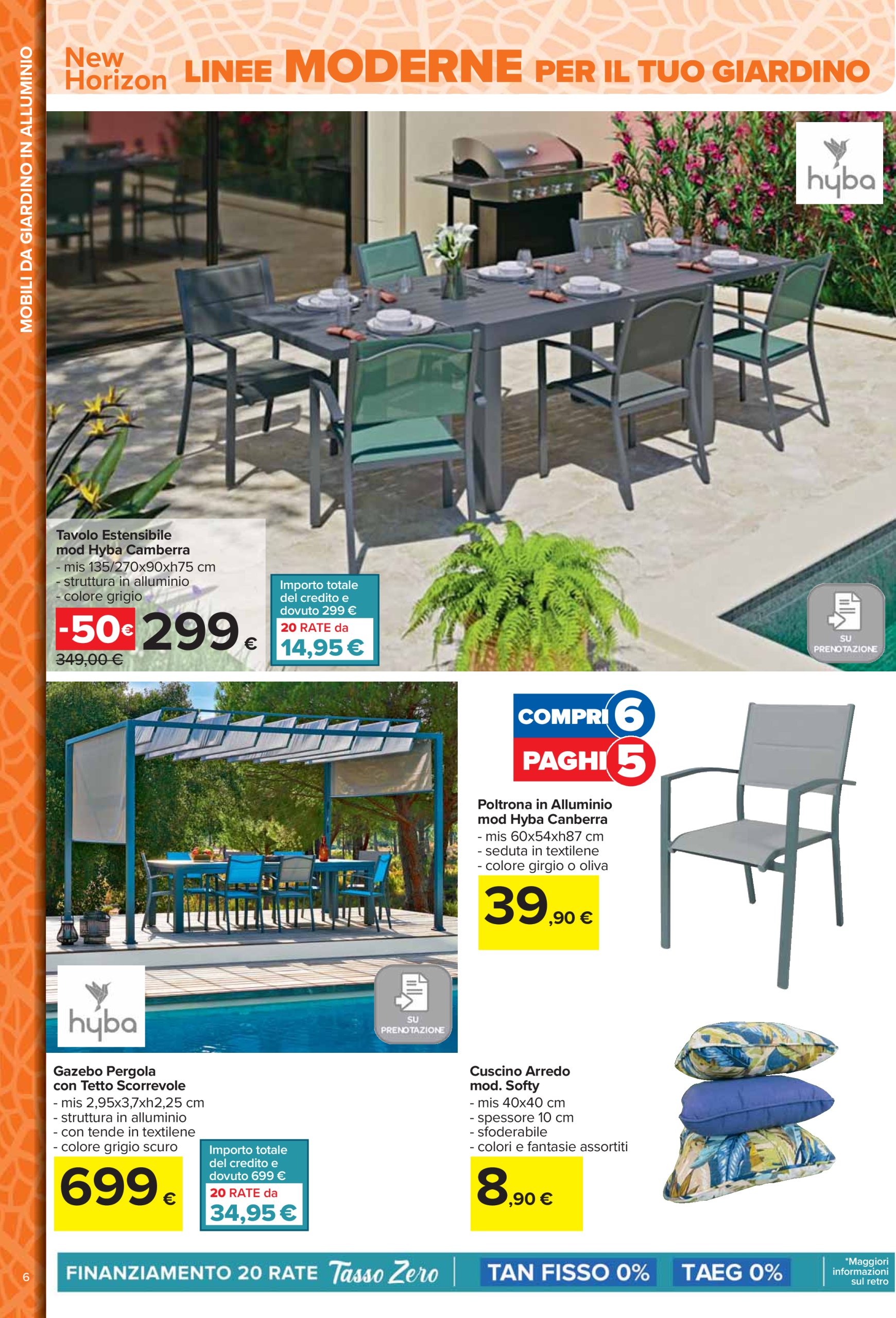 carrefour - Volantino Carrefour - Catalogo arredo giardino valido dal 24/03 al 04/05 - page: 6