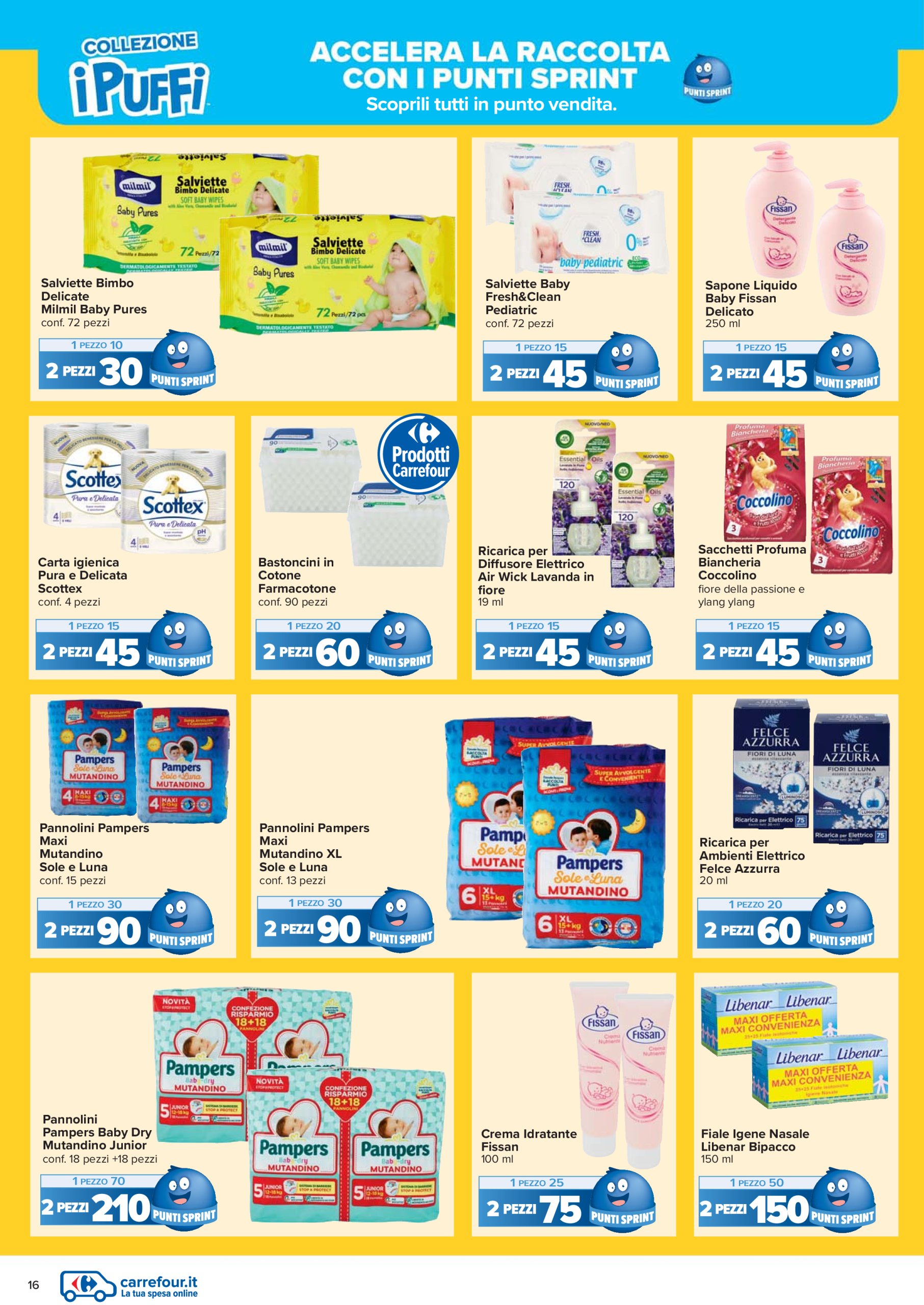 carrefour - Volantino Carrefour - Punti Sprint Payback valido dal 05/05 al 15/05 - page: 16