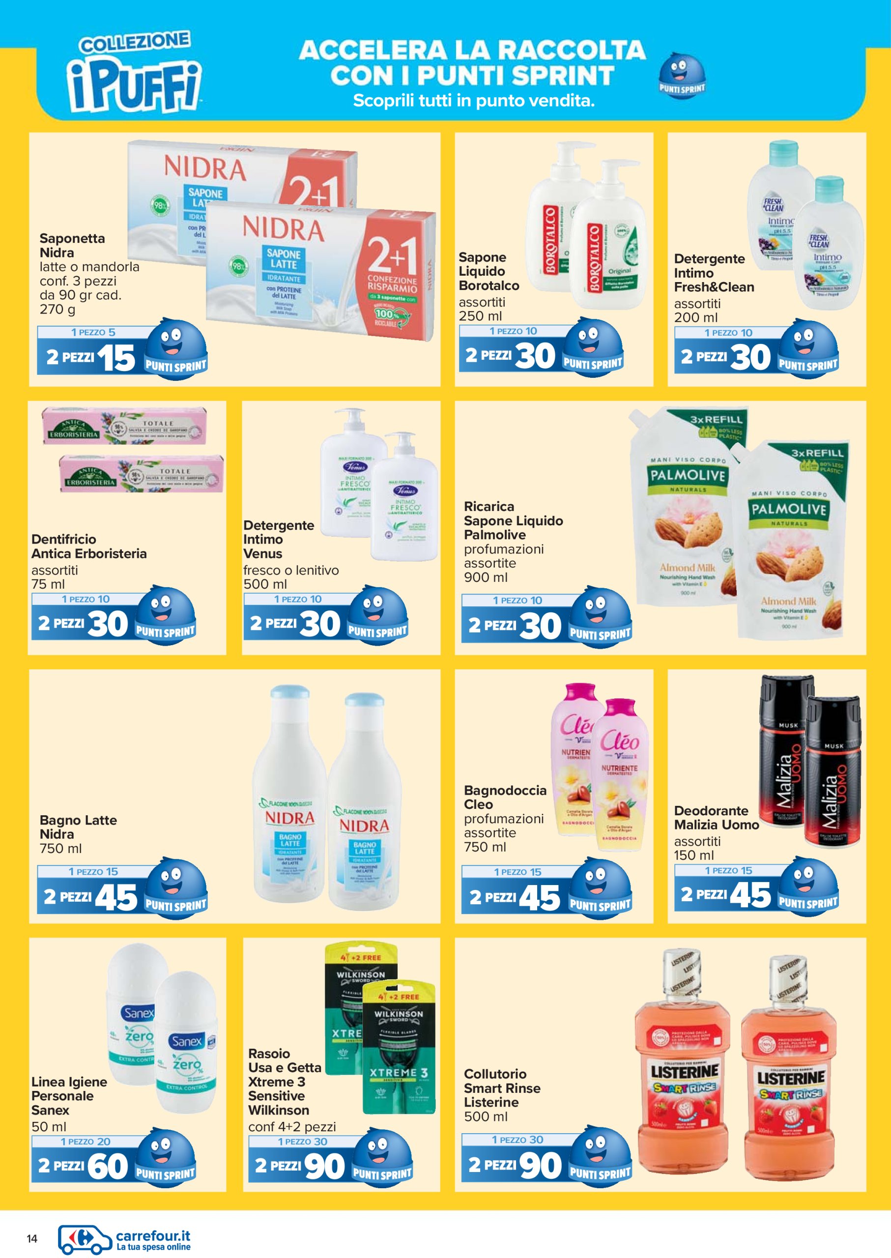 carrefour - Volantino Carrefour - Punti Sprint Payback valido dal 05/05 al 15/05 - page: 14