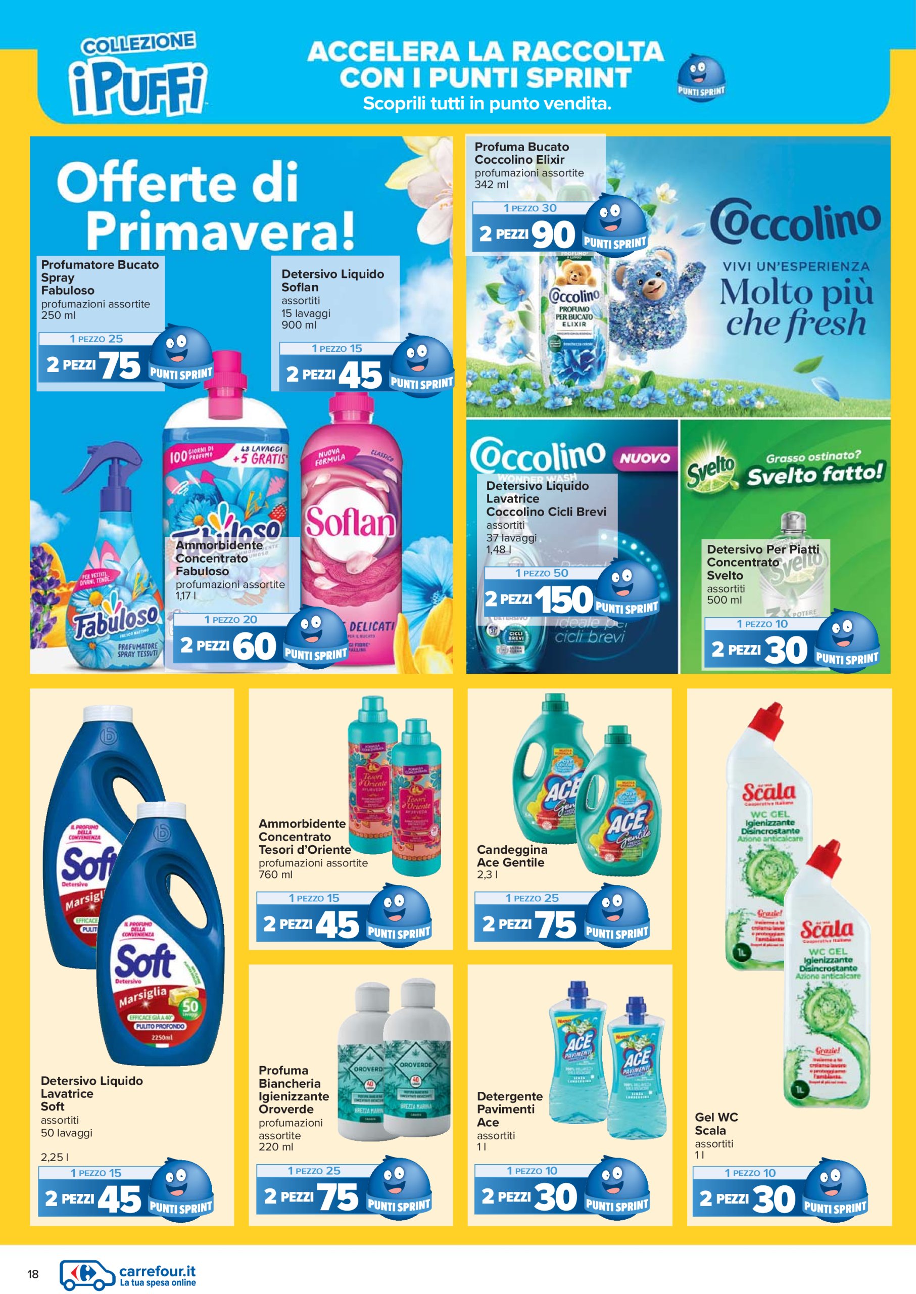 carrefour - Volantino Carrefour - Punti Sprint Payback valido dal 05/05 al 15/05 - page: 18