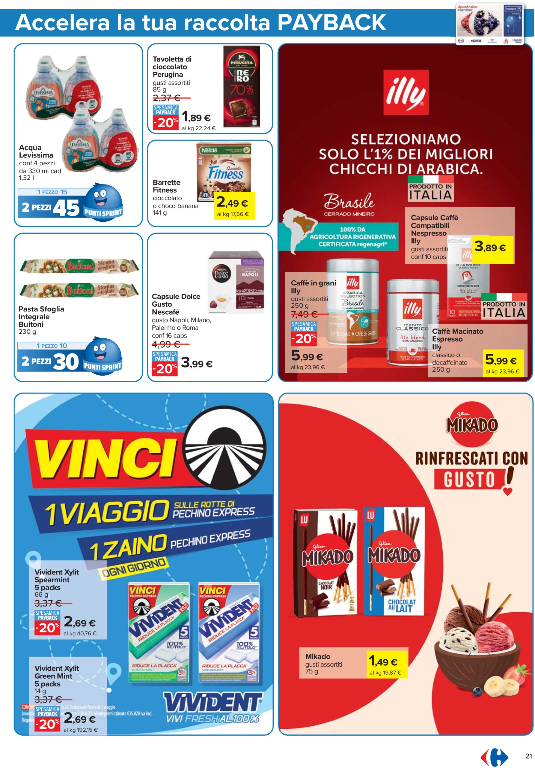 carrefour - Volantino Carrefour - Punti Sprint Payback valido dal 05/05 al 15/05 - page: 21