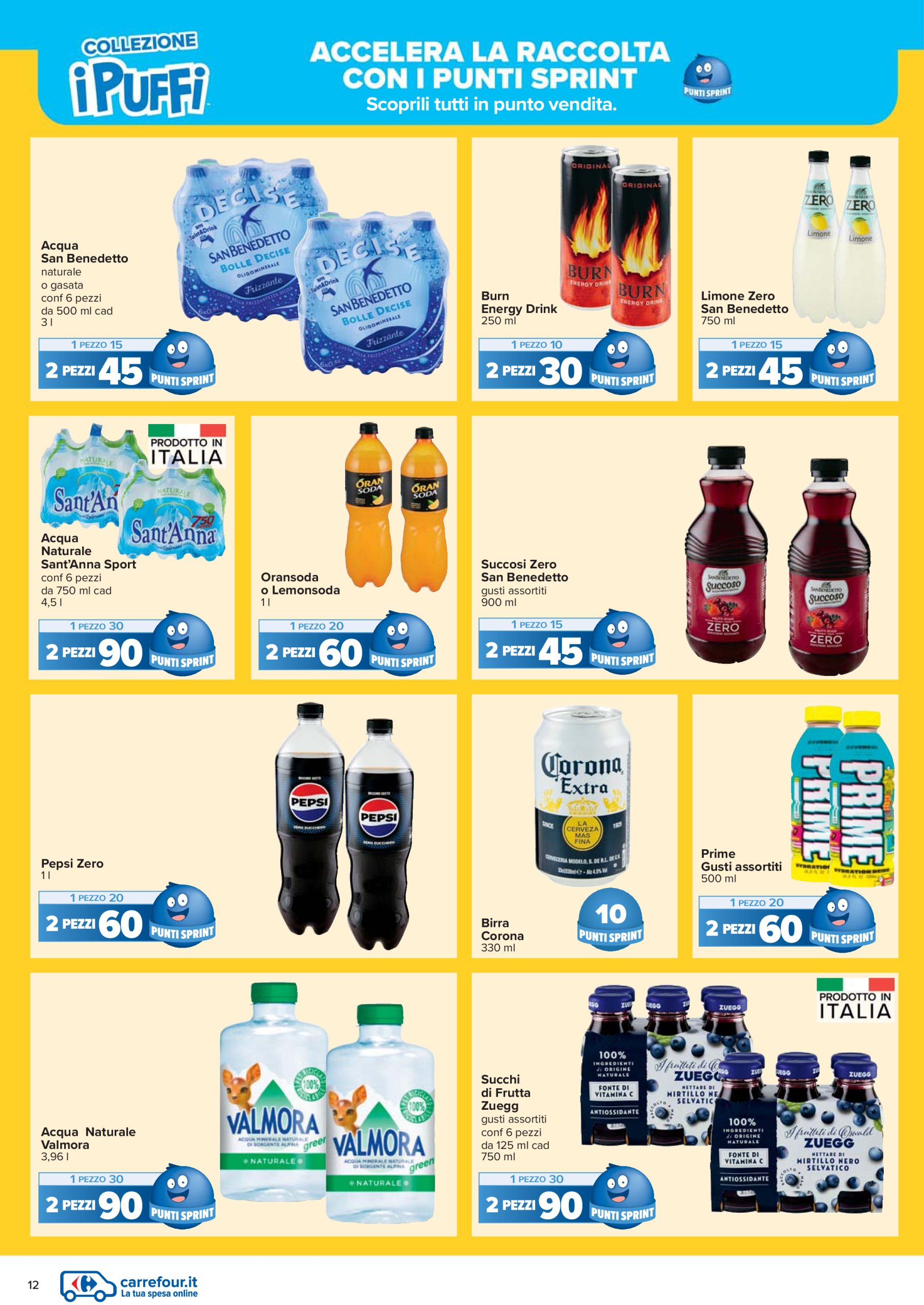 carrefour - Volantino Carrefour - Punti Sprint Payback valido dal 05/05 al 15/05 - page: 12