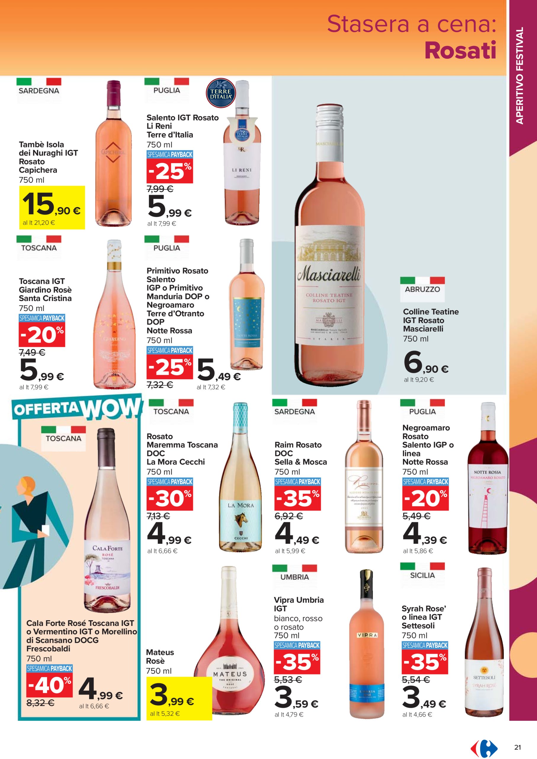 carrefour - Volantino Carrefour - Catalogo vini valido dal 12/05 al 03/06 - page: 21