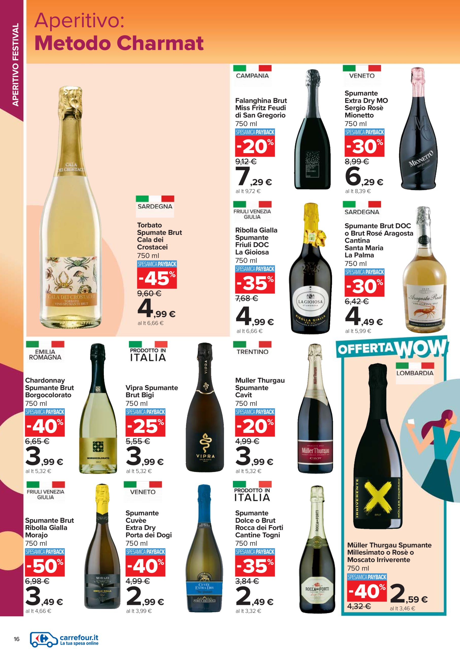 carrefour - Volantino Carrefour - Catalogo vini valido dal 12/05 al 03/06 - page: 16