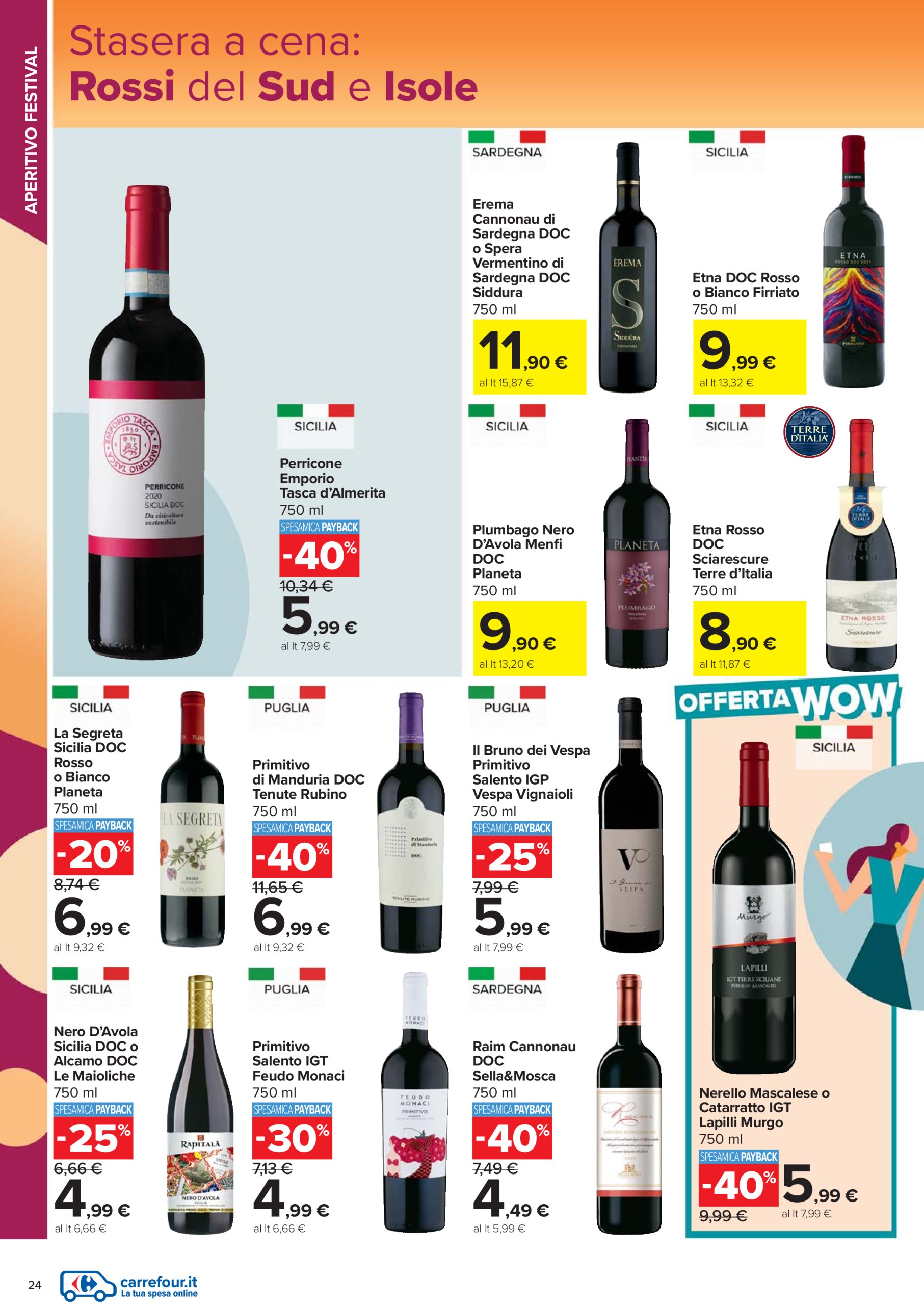 carrefour - Volantino Carrefour - Catalogo vini valido dal 12/05 al 03/06 - page: 24