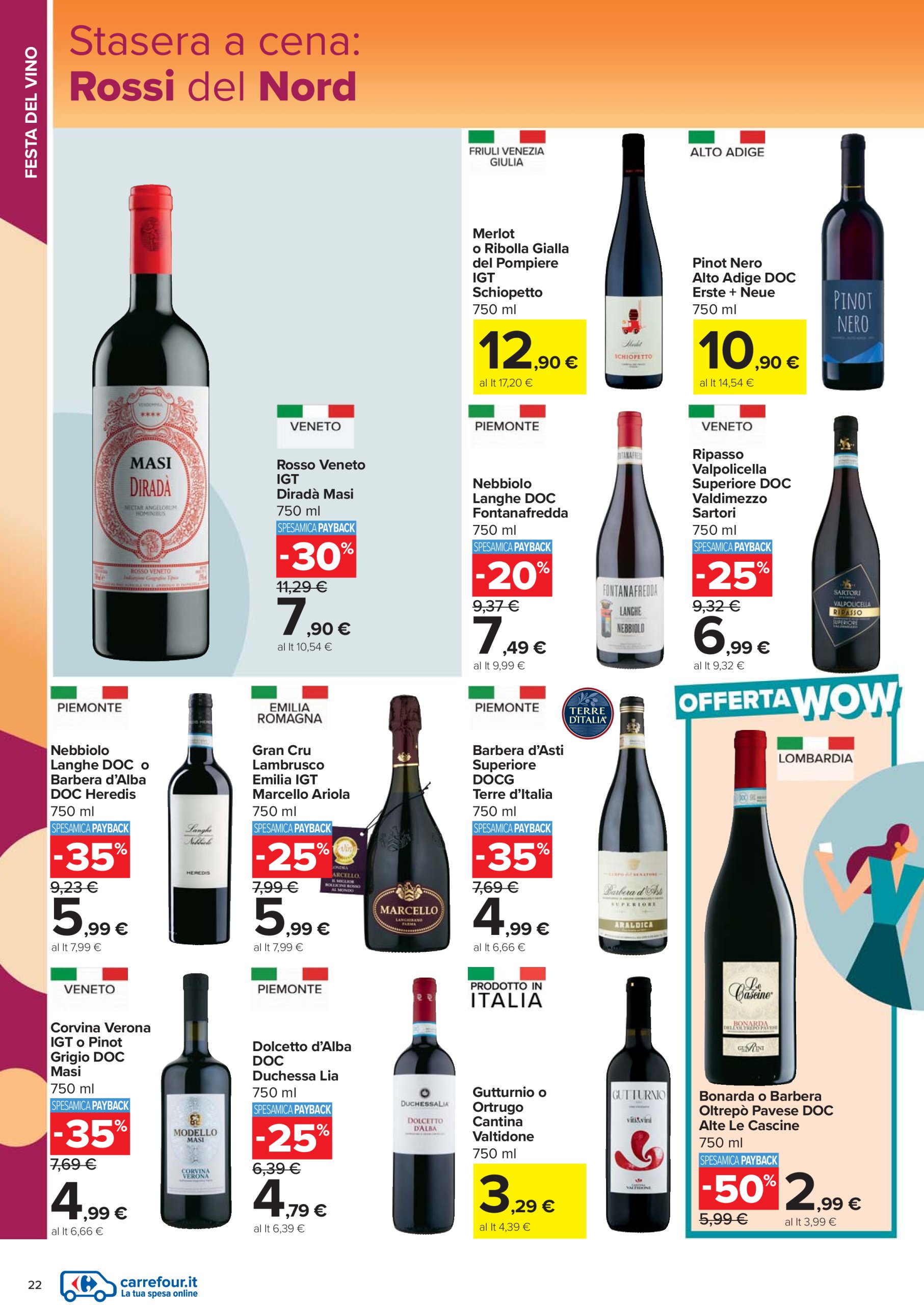 carrefour - Volantino Carrefour - Catalogo vini valido dal 12/05 al 03/06 - page: 22