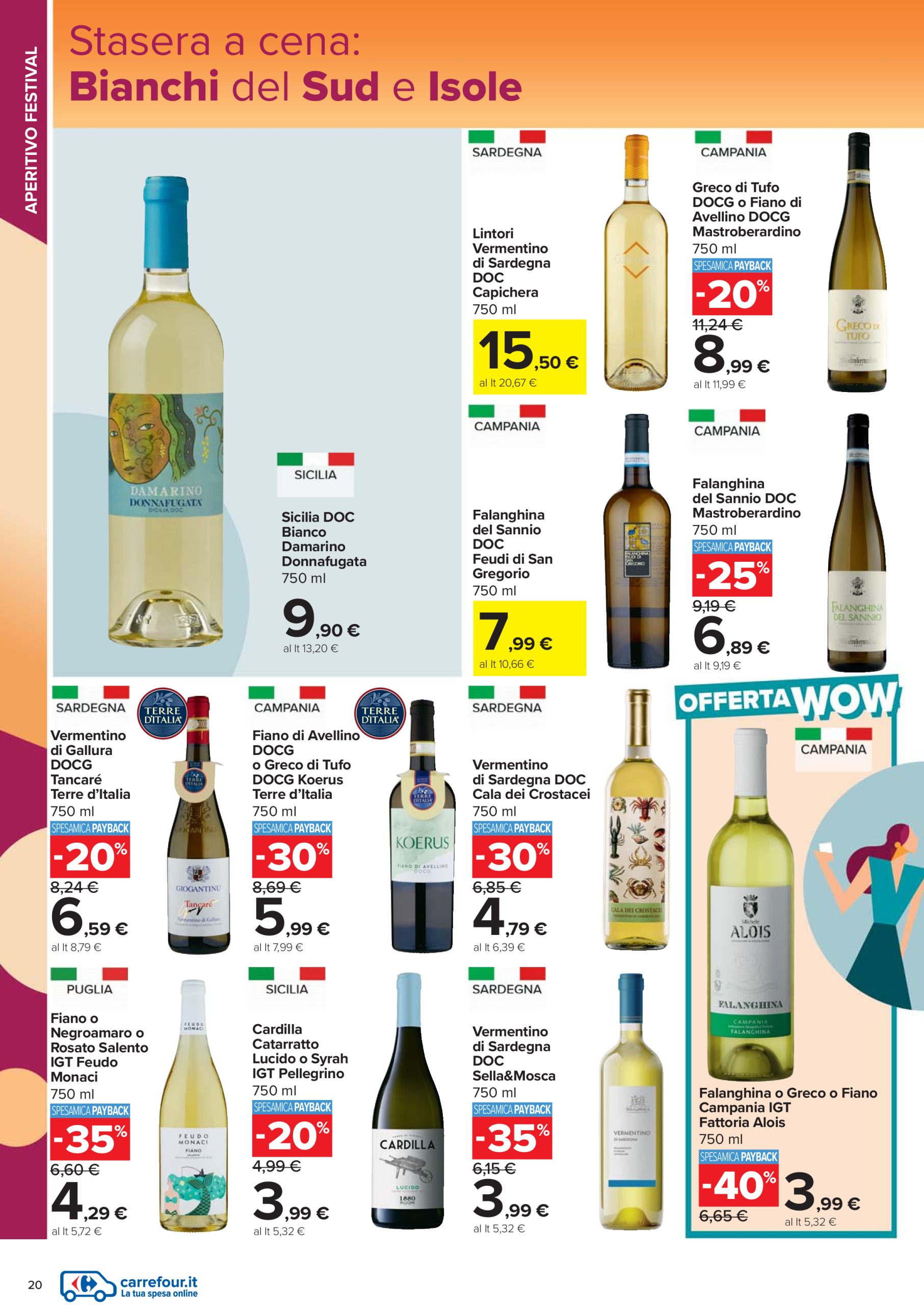carrefour - Volantino Carrefour - Catalogo vini valido dal 12/05 al 03/06 - page: 20