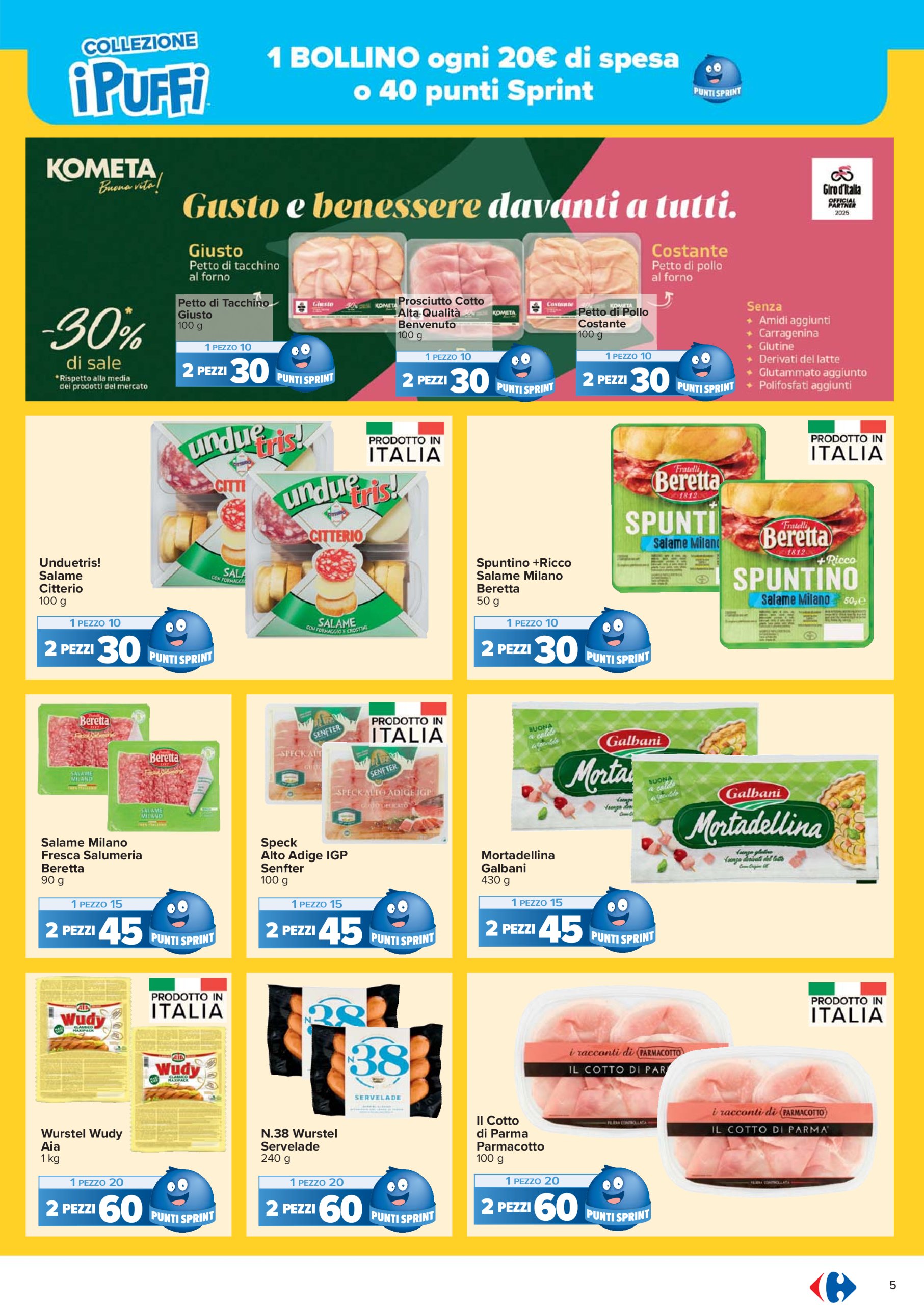 carrefour - Volantino Carrefour - Punti Sprint Payback valido dal 16/05 al 28/05 - page: 5