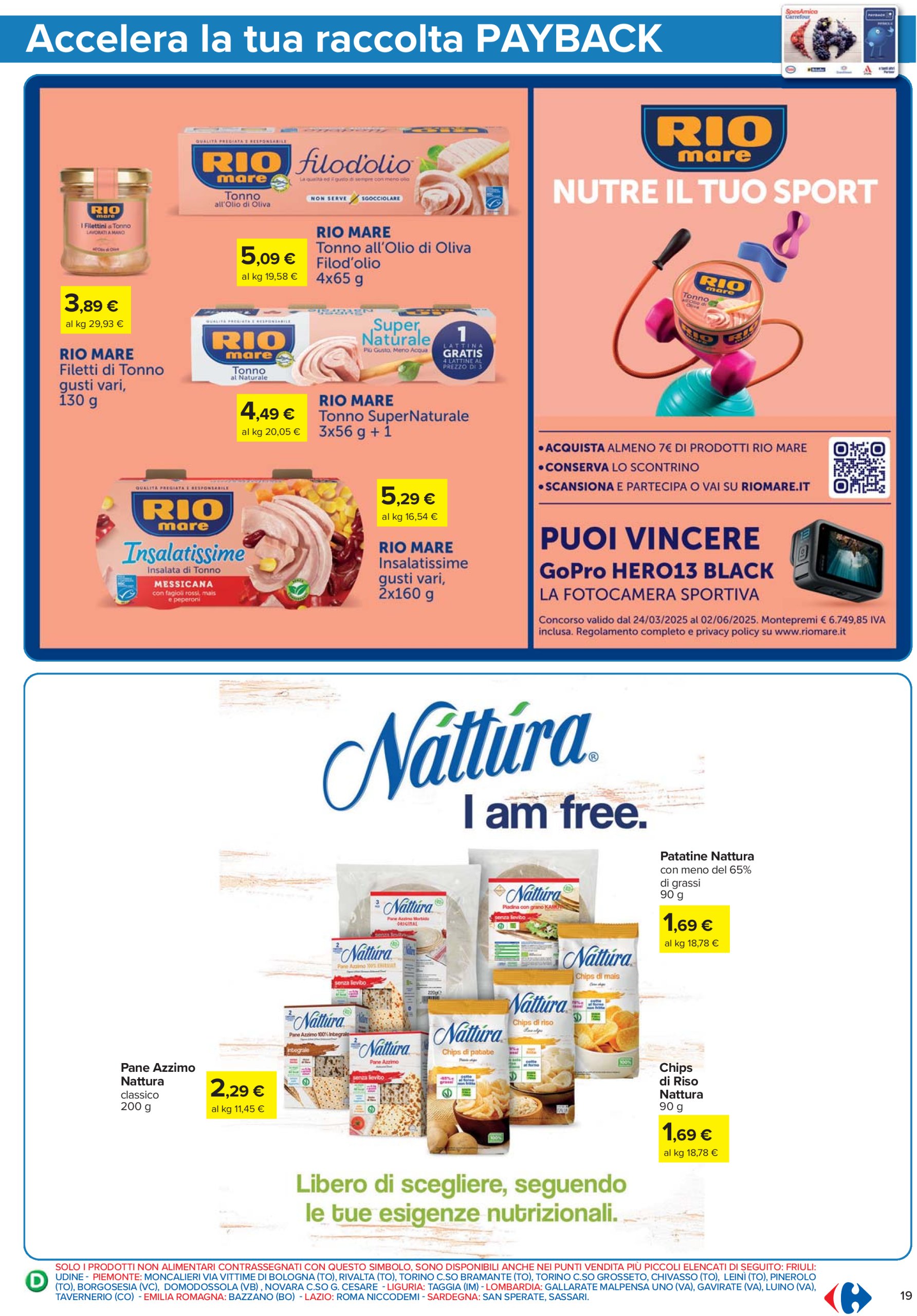 carrefour - Volantino Carrefour - Punti Sprint Payback valido dal 16/05 al 28/05 - page: 19