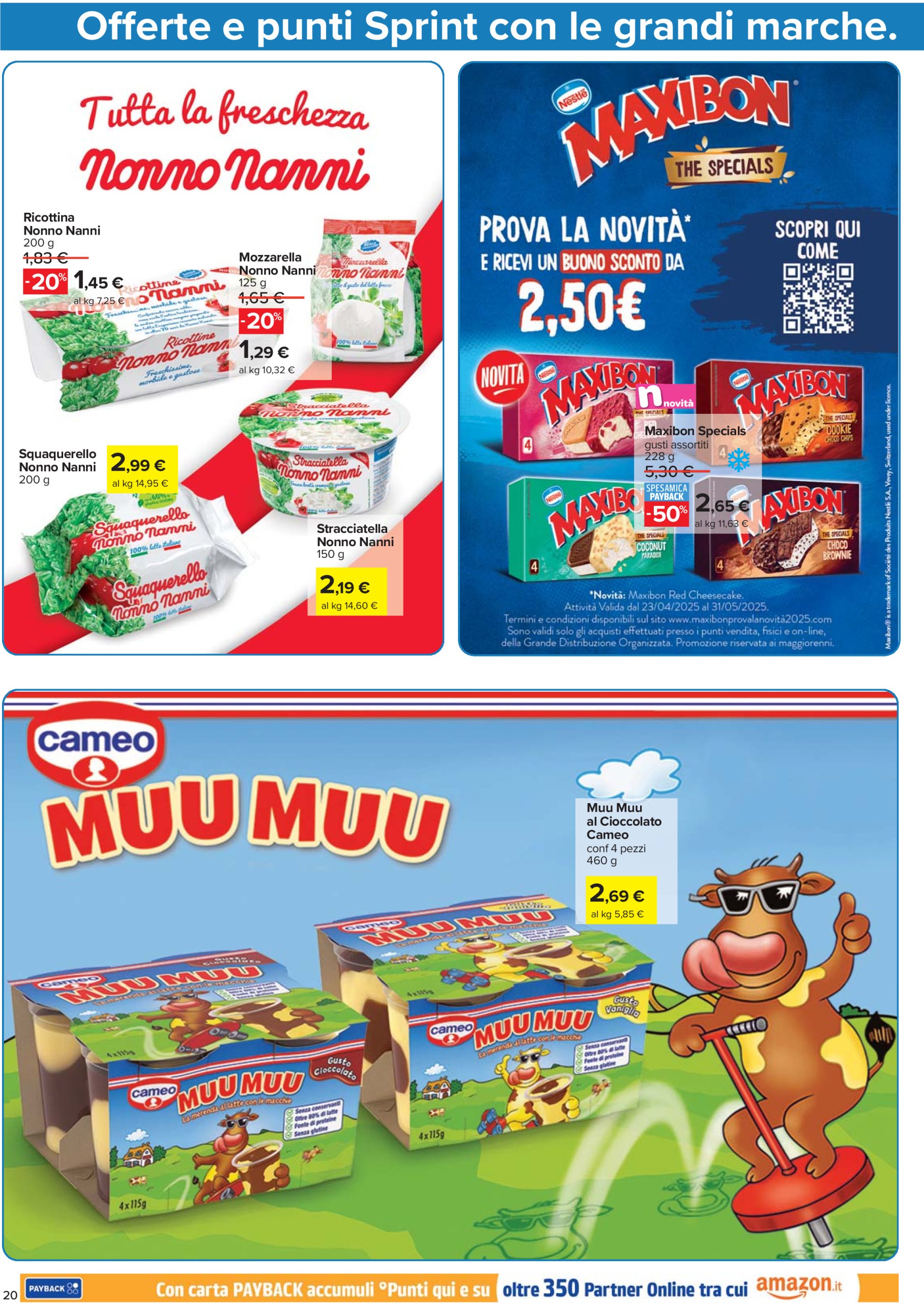 carrefour - Volantino Carrefour - Punti Sprint Payback valido dal 16/05 al 28/05 - page: 20