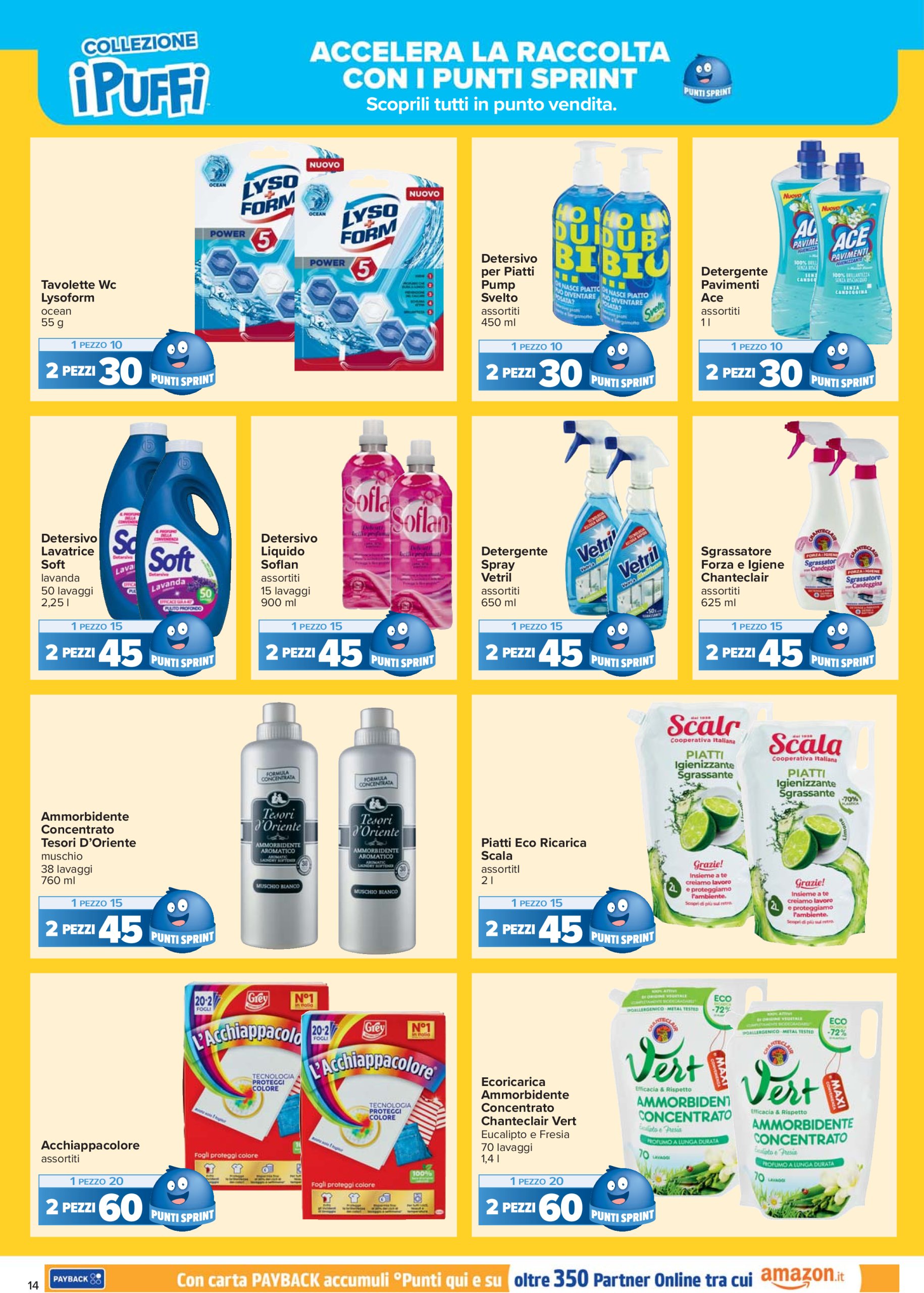 carrefour - Volantino Carrefour - Punti Sprint Payback valido dal 16/05 al 28/05 - page: 14