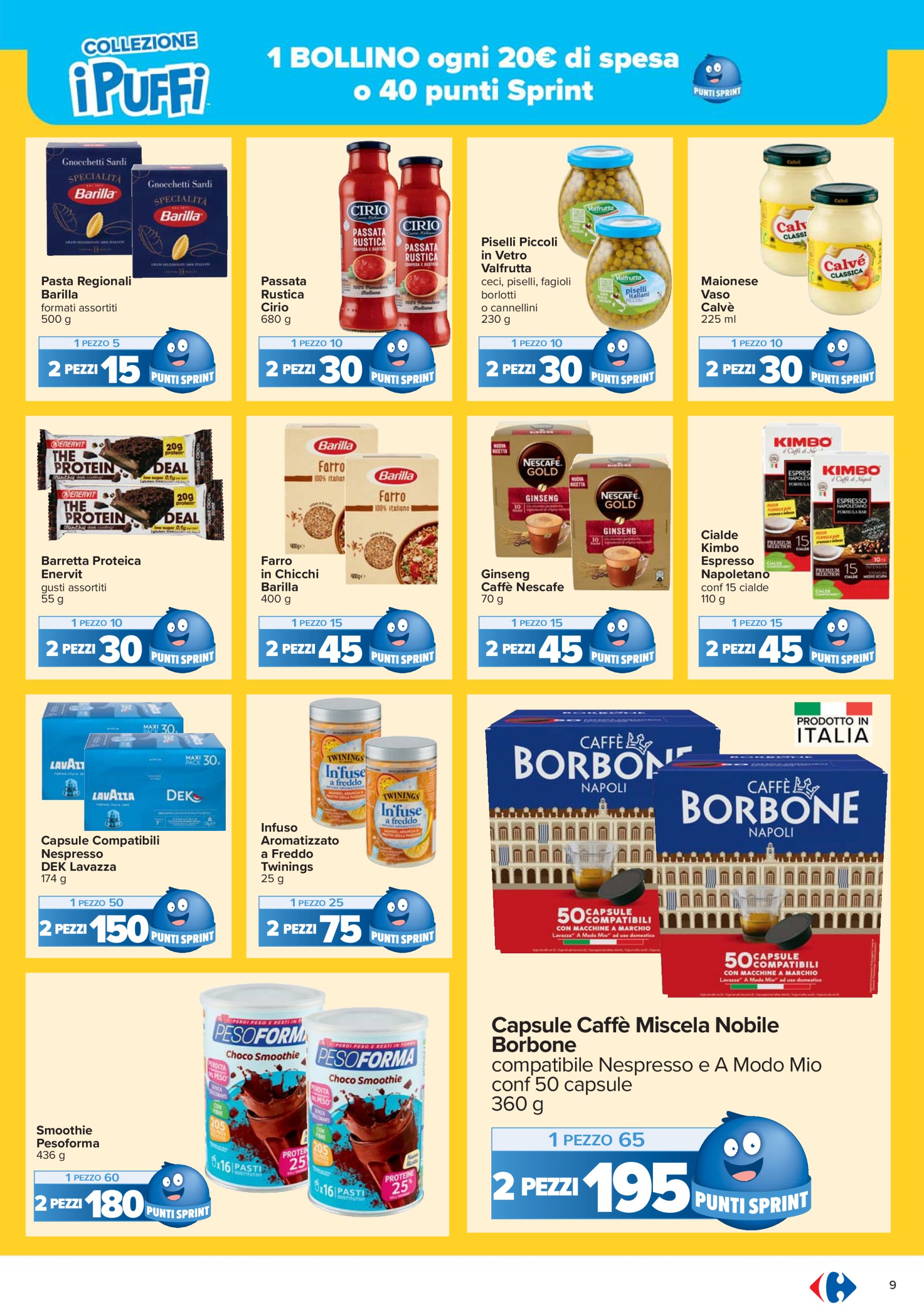 carrefour - Volantino Carrefour - Punti Sprint Payback valido dal 16/05 al 28/05 - page: 9