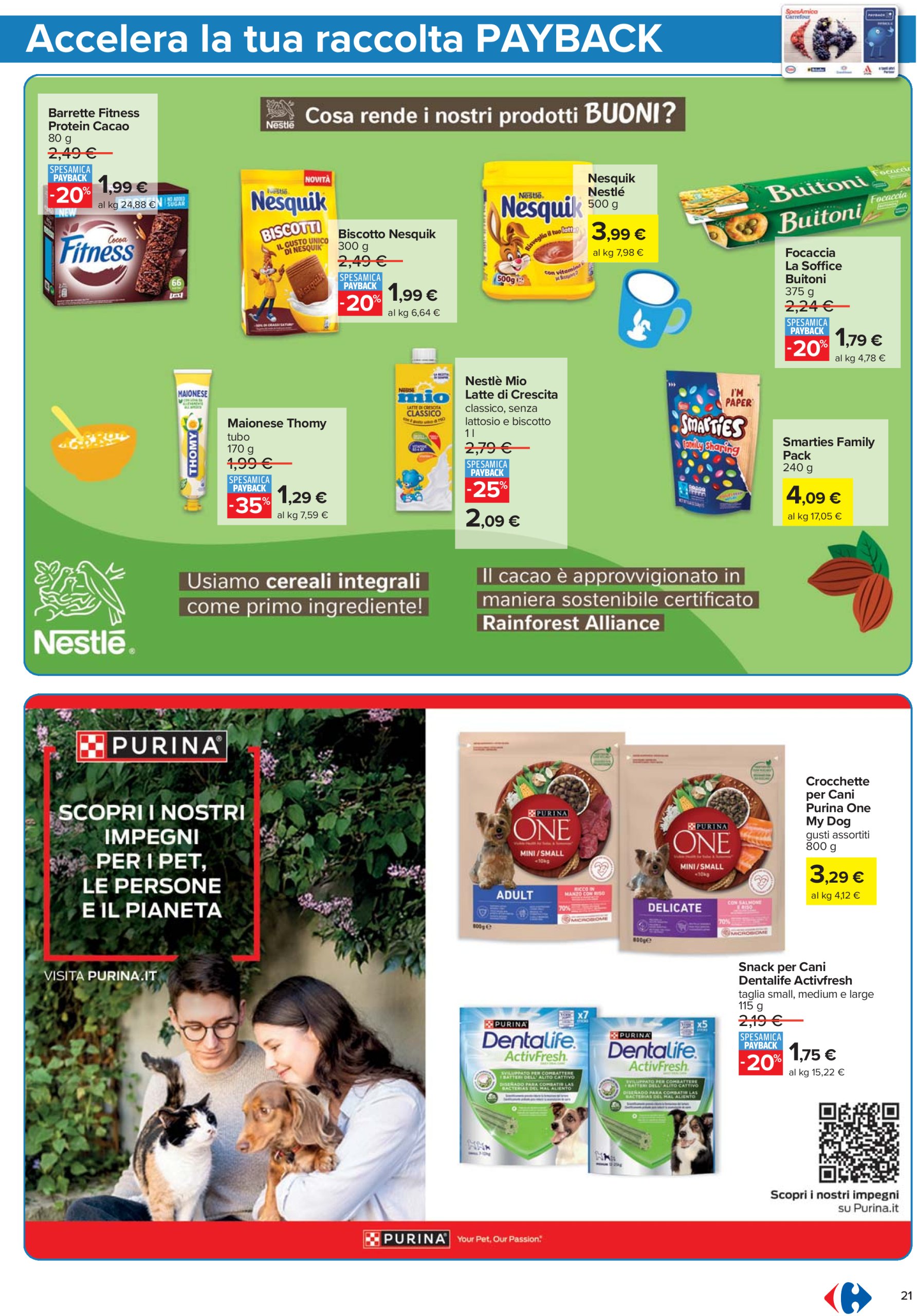 carrefour - Volantino Carrefour - Punti Sprint Payback valido dal 16/05 al 28/05 - page: 21