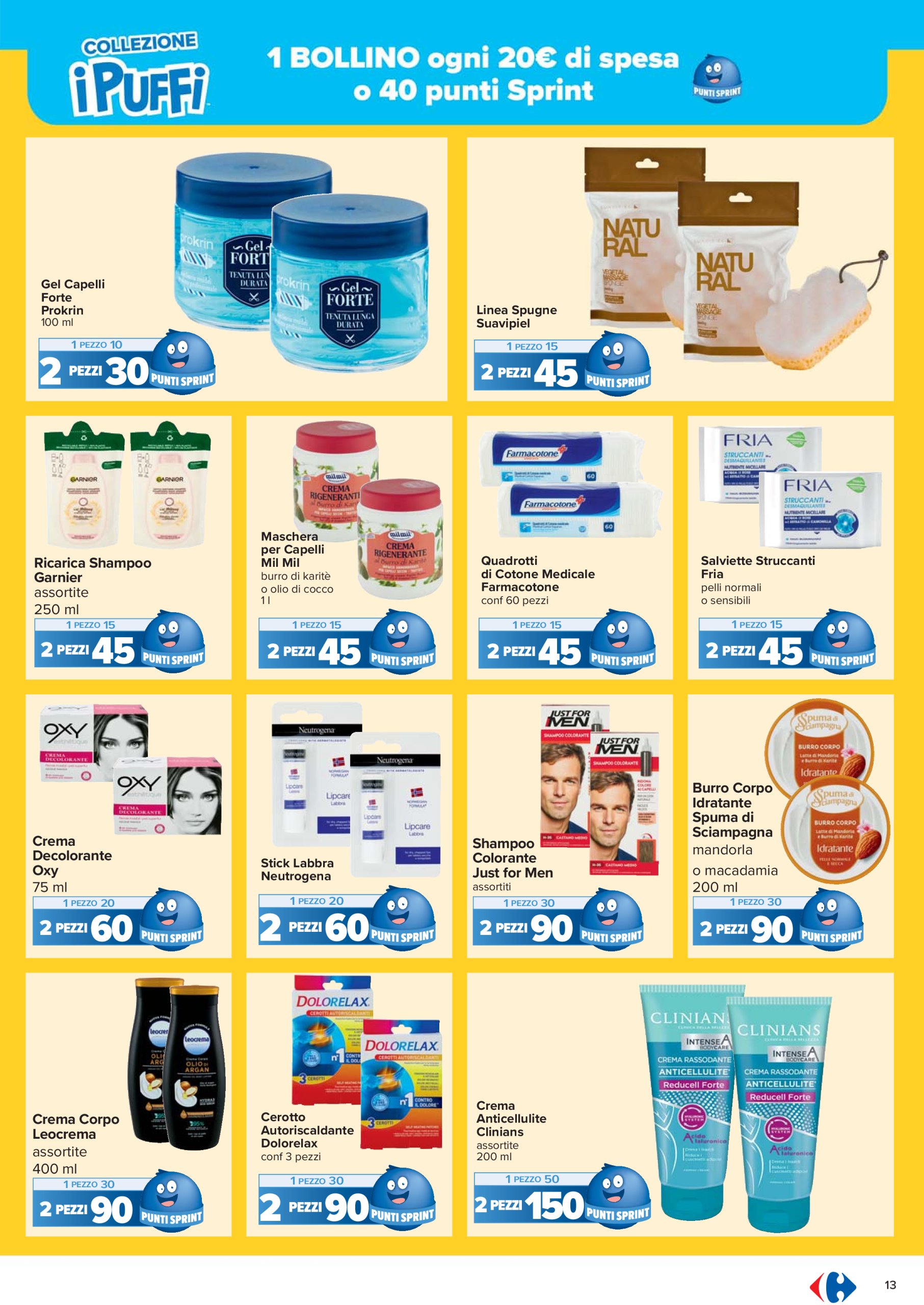 carrefour - Volantino Carrefour - Punti Sprint Payback valido dal 16/05 al 28/05 - page: 13