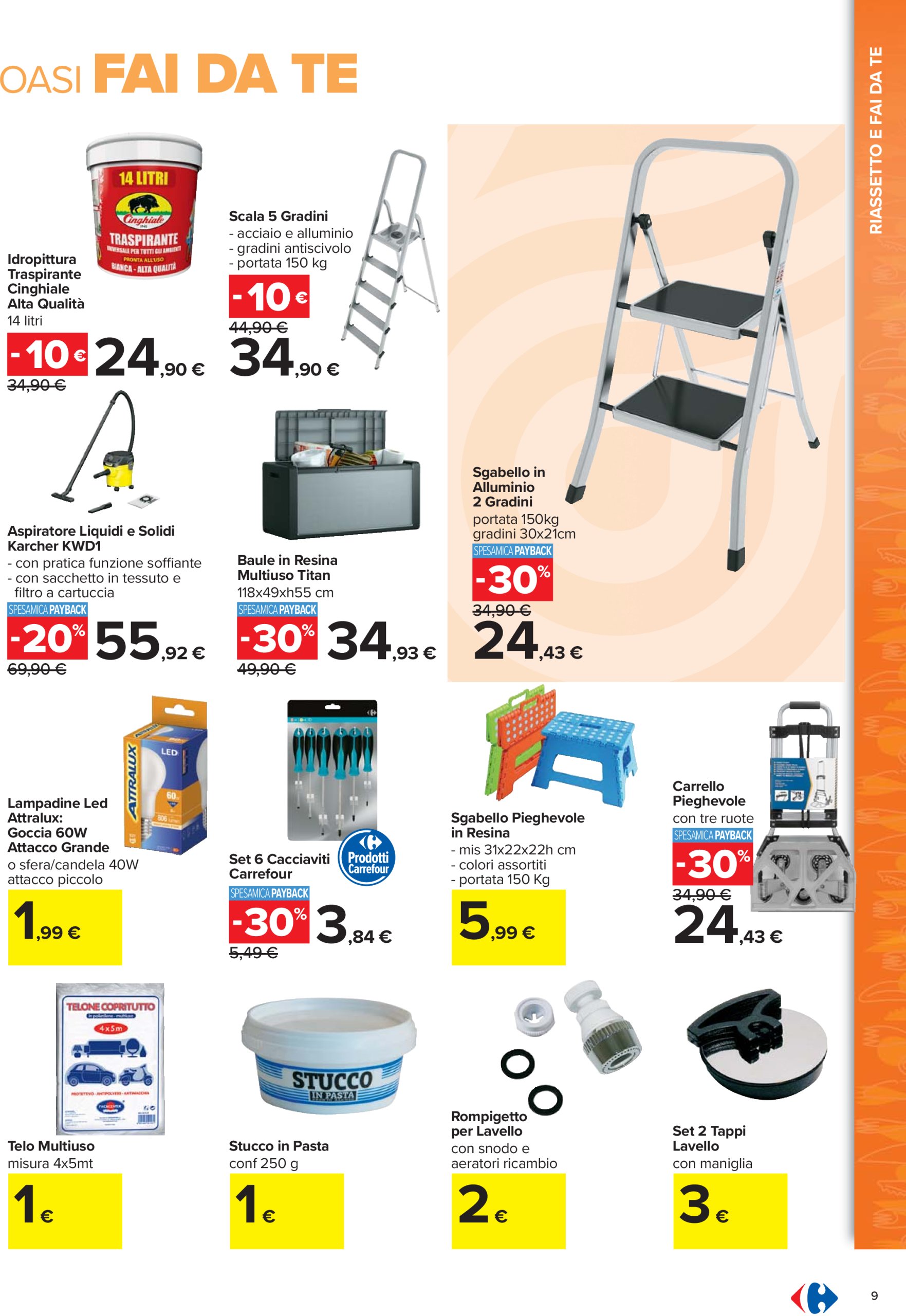 carrefour - Volantino Carrefour - Catalogo casa valido dal 27/05 al 31/08 - page: 9