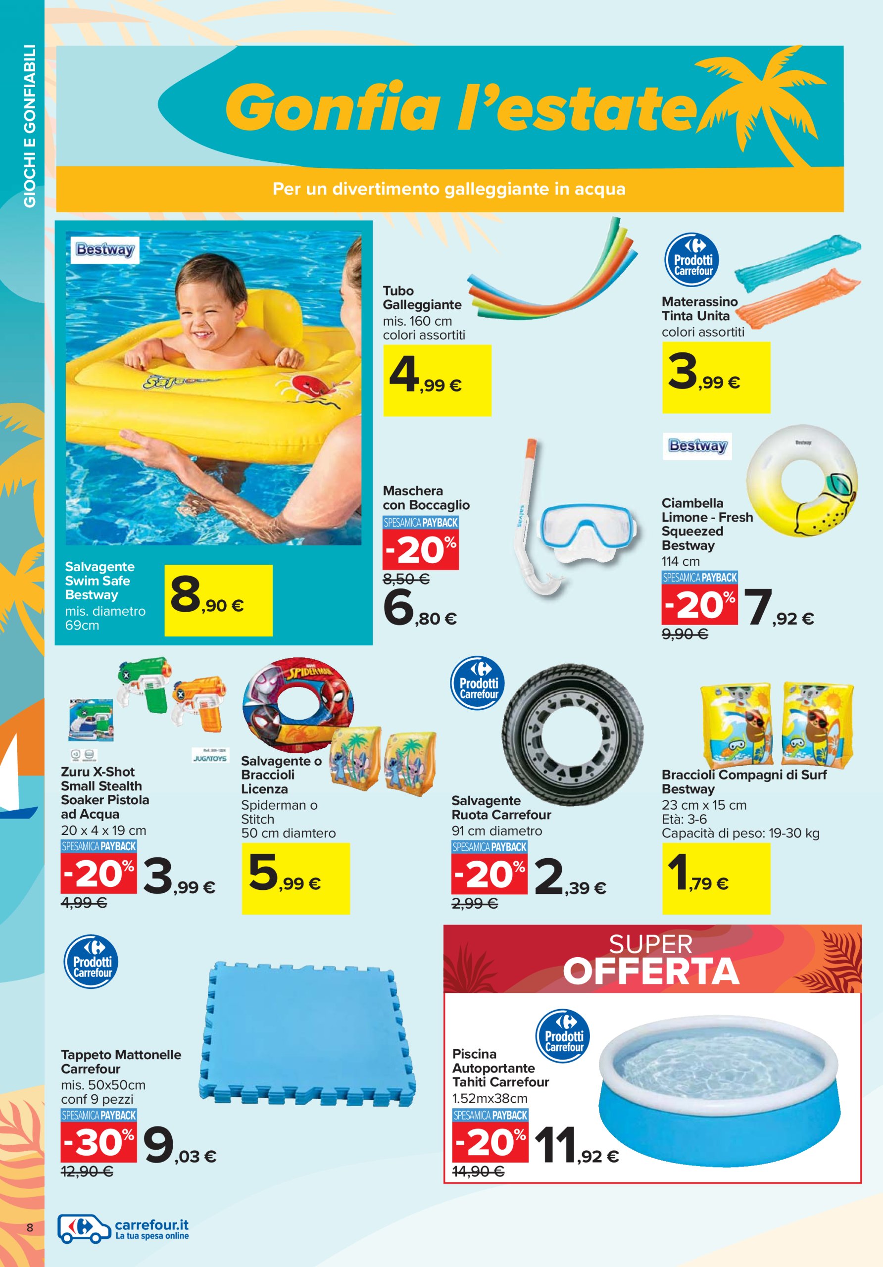 carrefour - Volantino Carrefour - Catalogo mare valido dal 26/05 al 25/06 - page: 8