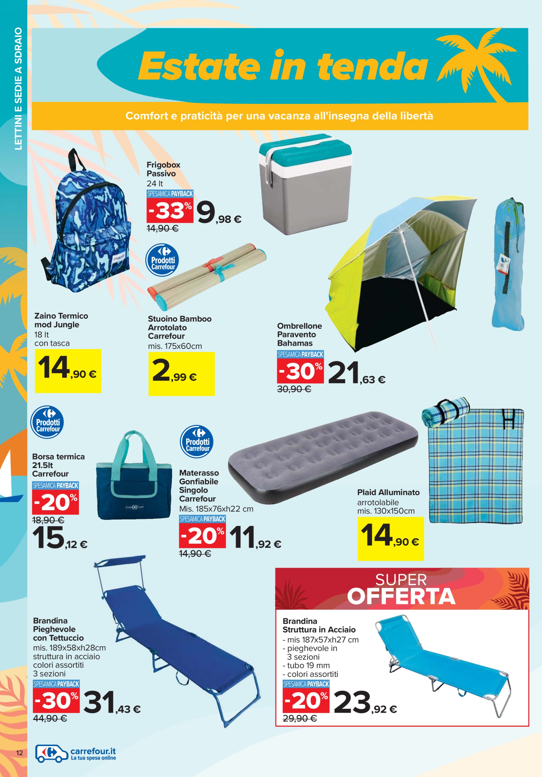 carrefour - Volantino Carrefour - Catalogo mare valido dal 26/05 al 25/06 - page: 12