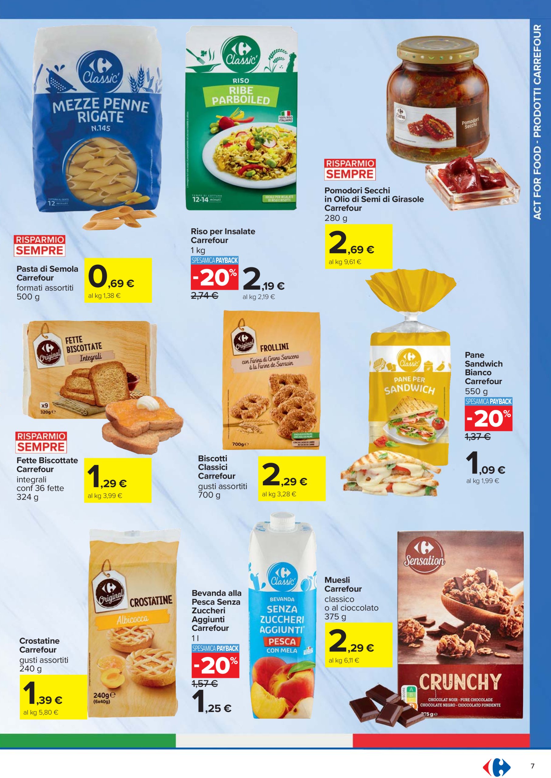 carrefour - Volantino Carrefour - Act For Food valido dal 29/05 al 25/06 - page: 7