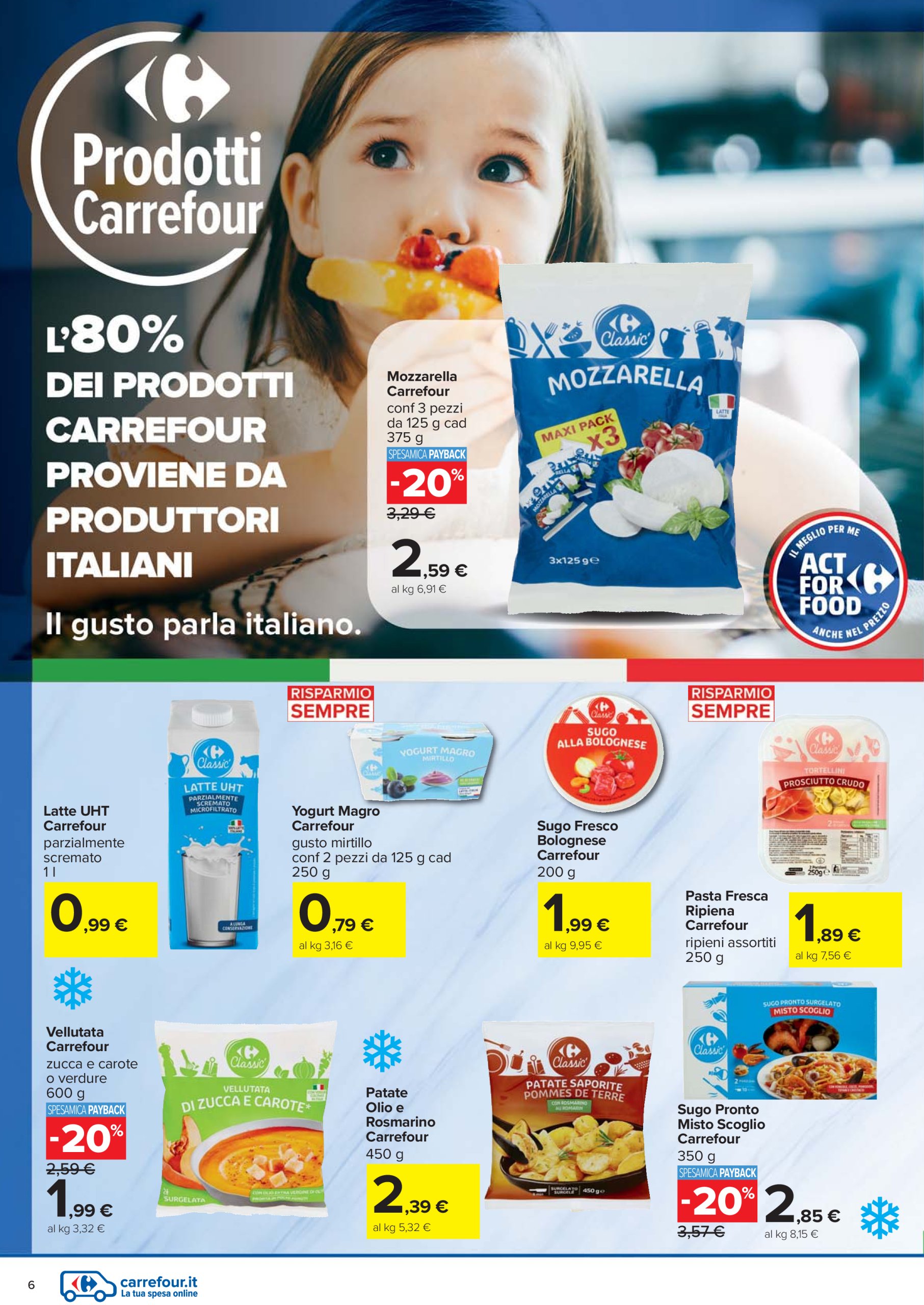 carrefour - Volantino Carrefour - Act For Food valido dal 29/05 al 25/06 - page: 6