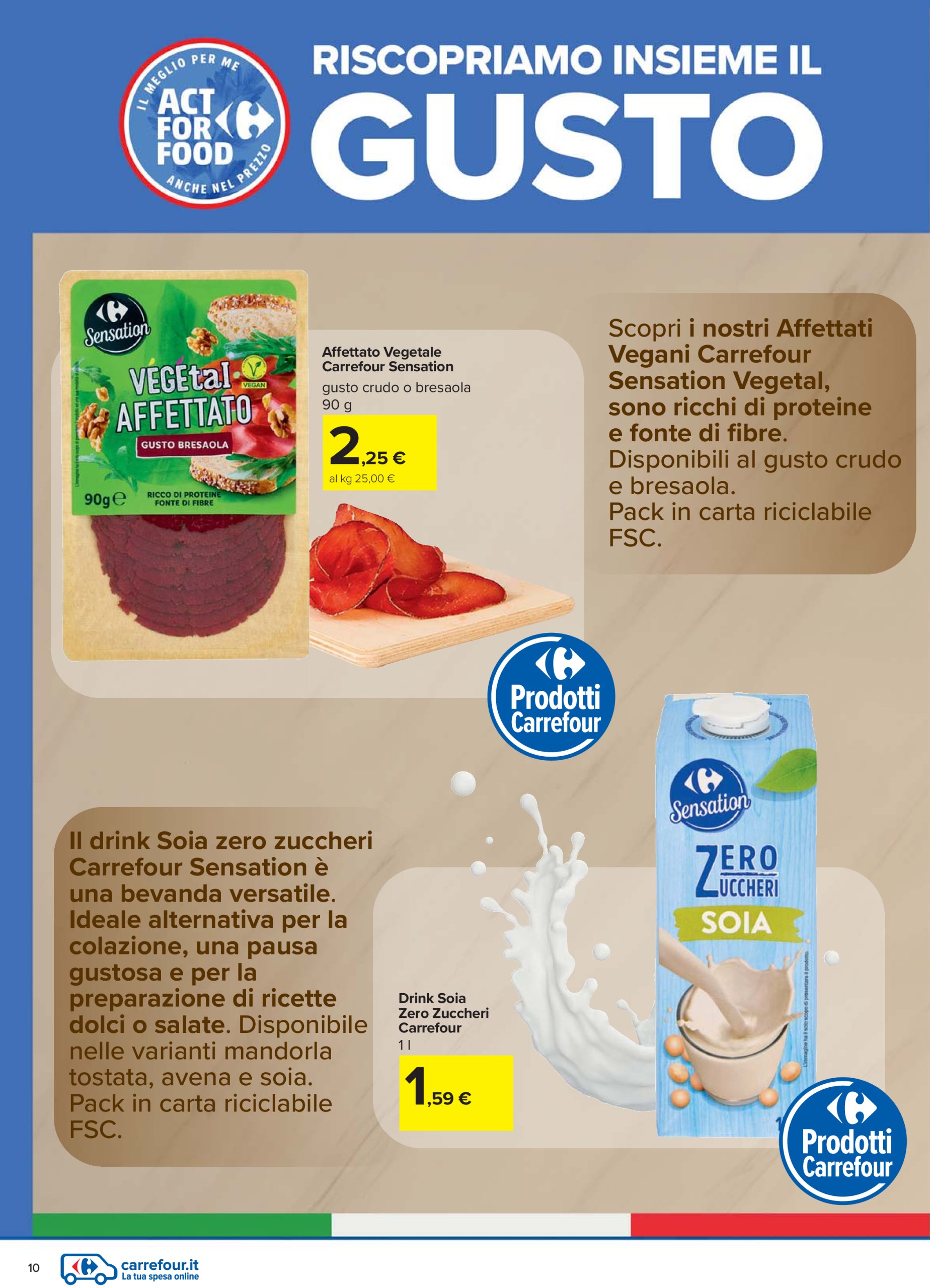 carrefour - Volantino Carrefour - Act For Food valido dal 29/05 al 25/06 - page: 10